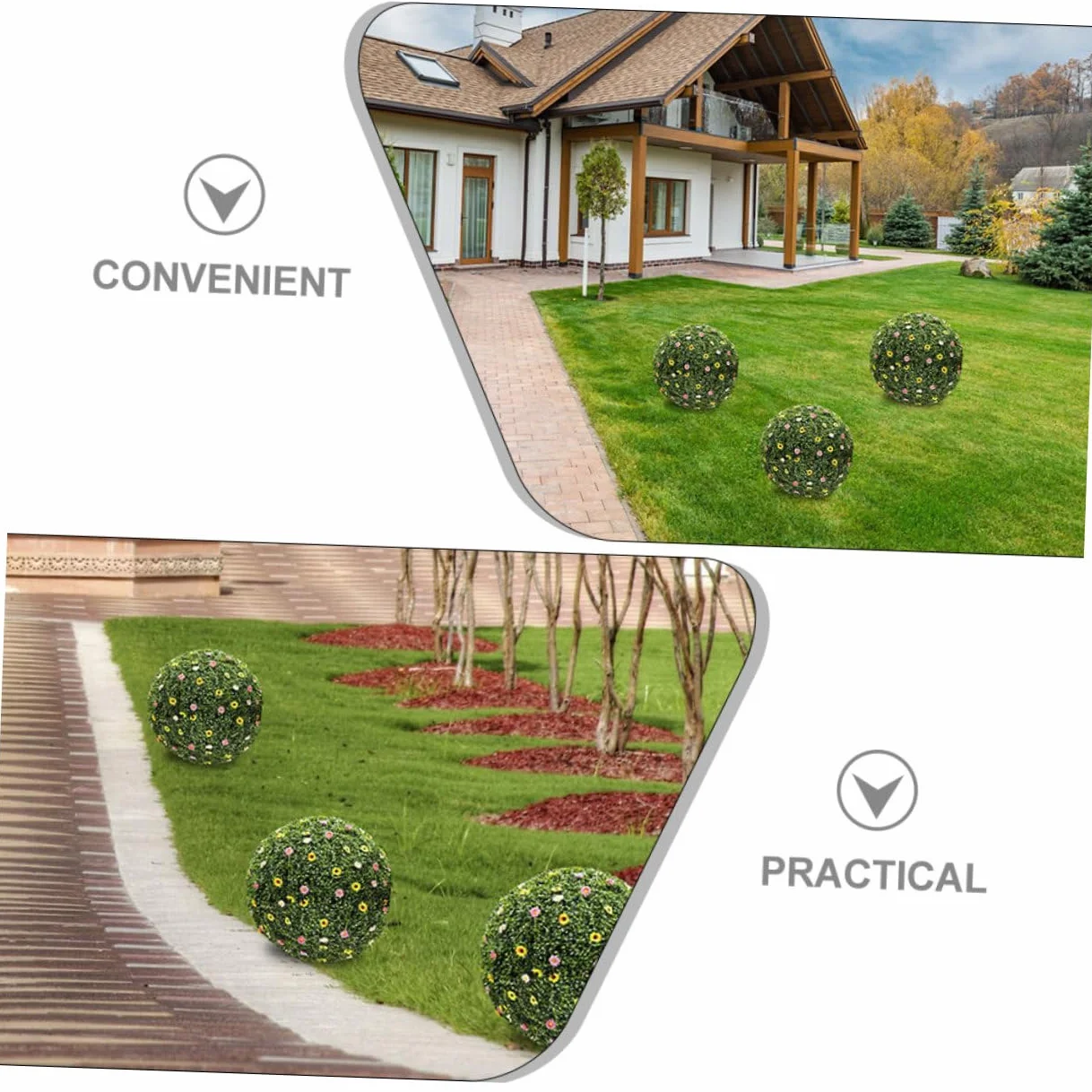 Artibetter 2 Piezas Arreglo Floral Esfera Topiaria De Alambre Marco De Esfera Topiario Marco Topiario De Plantas Soportes De Bolas De Topiario Un Jaula Artificial El Plastico