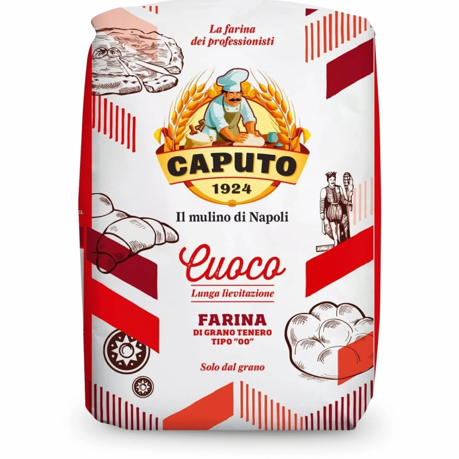 Caputo Cuocco Harina de Trigo Tipo '00', 1 kg