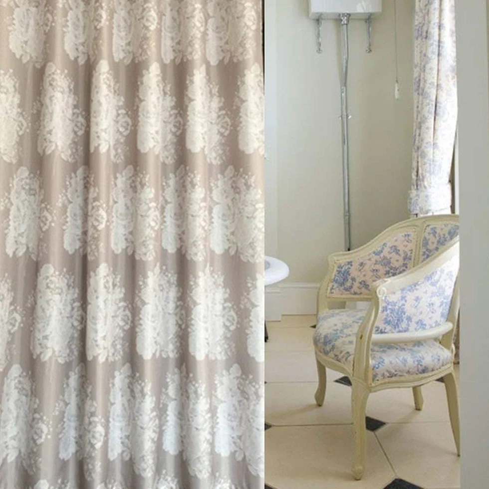 Mu Home - Cortina de ducha impermeable para baño, cortina de ducha, antimoho, cortinas de ducha de poliéster, cortinas de ducha más gruesas con muchos S