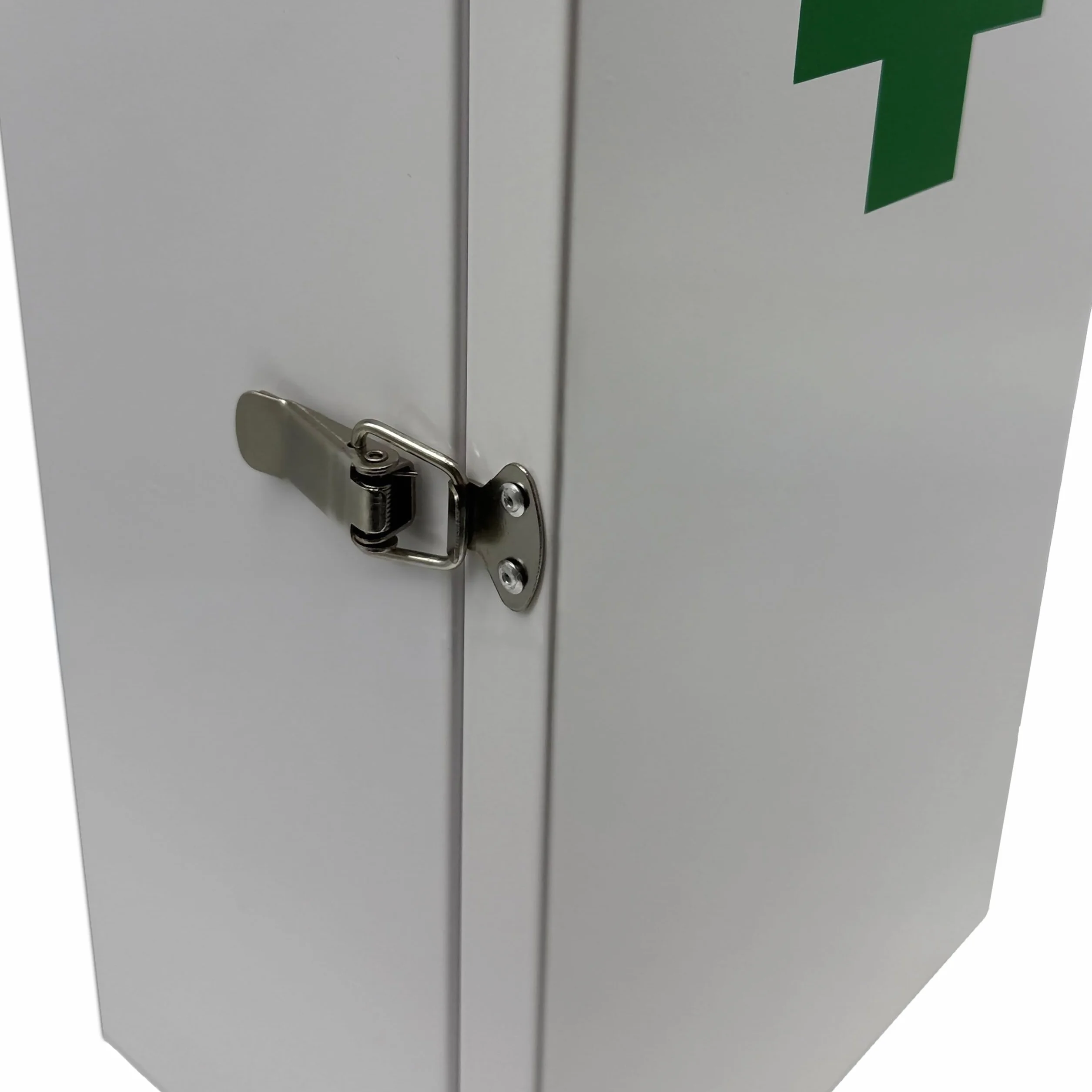 Armario médico Relaxdays 3 estantes 42x21x15.5 cm Montaje en Pared botiquín Blanco Verde