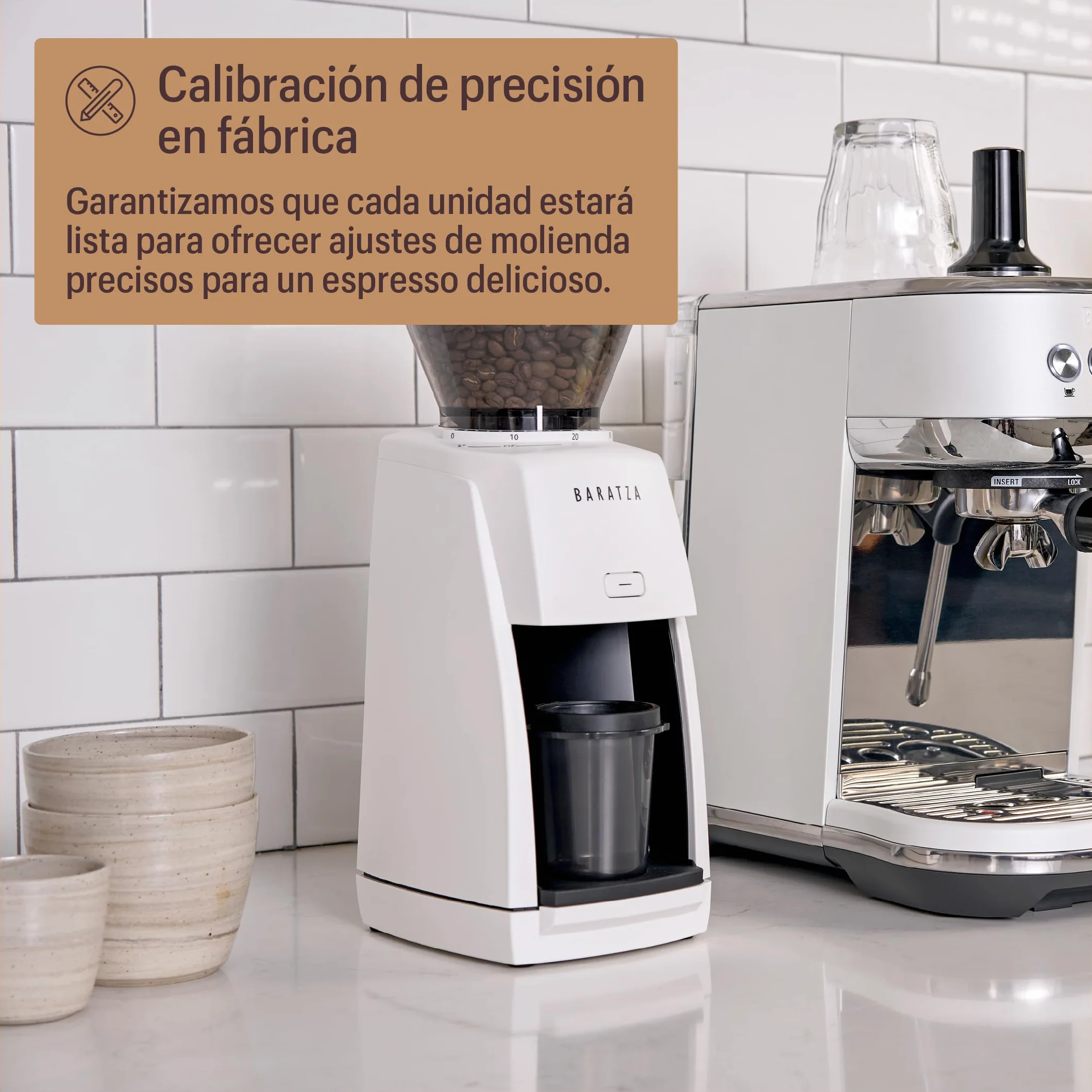 Baratza - Encore ESP 100V Molinillo Eléctrico de Café en Grano - Coffee Grinder Especial para Espresso, Negro