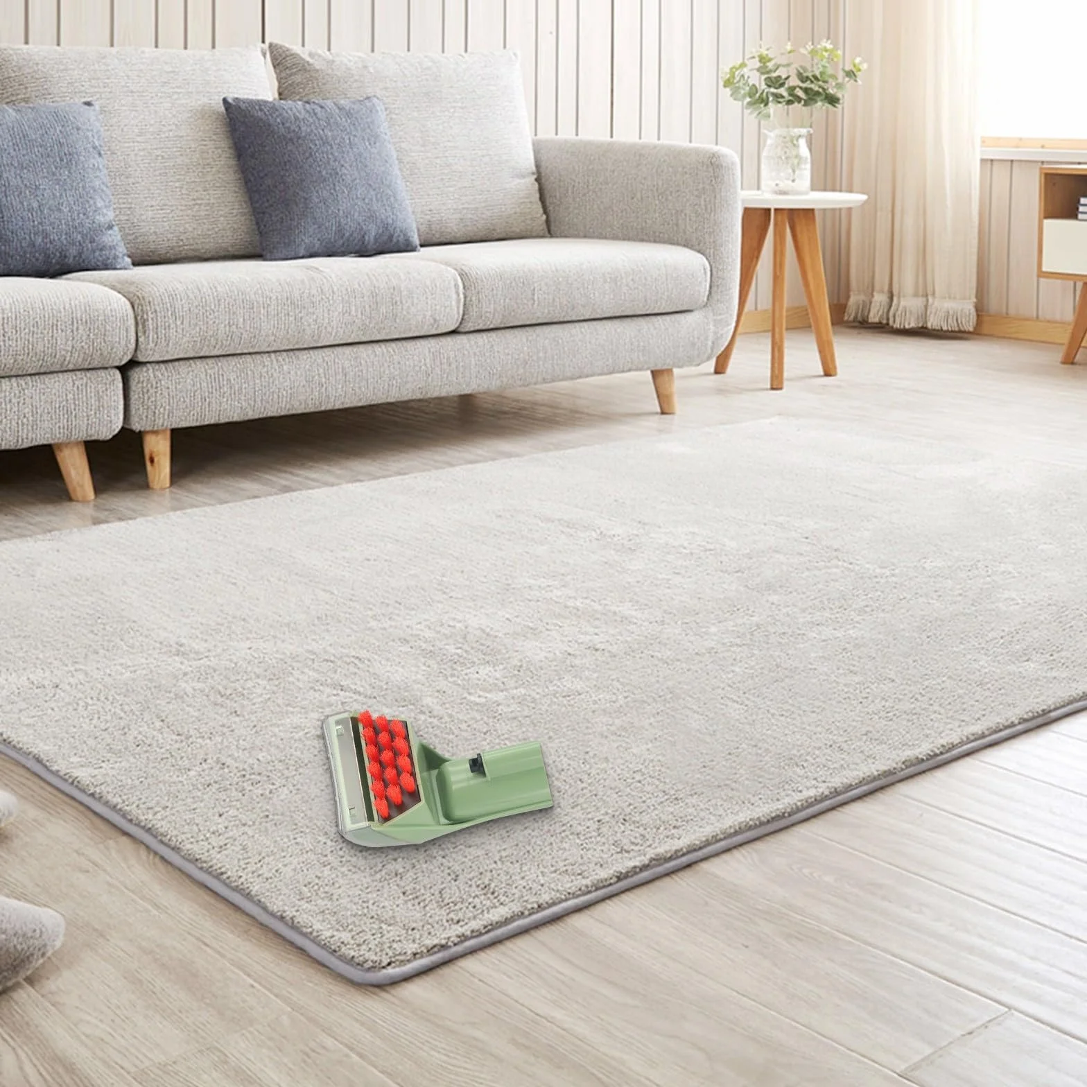 Cepillo de tapicería de 7,6 cm para Bissell para Little Green para limpiadores de alfombras ProHeat serie 1425, cepillo portátil para limpieza de escaleras y muebles (verde)