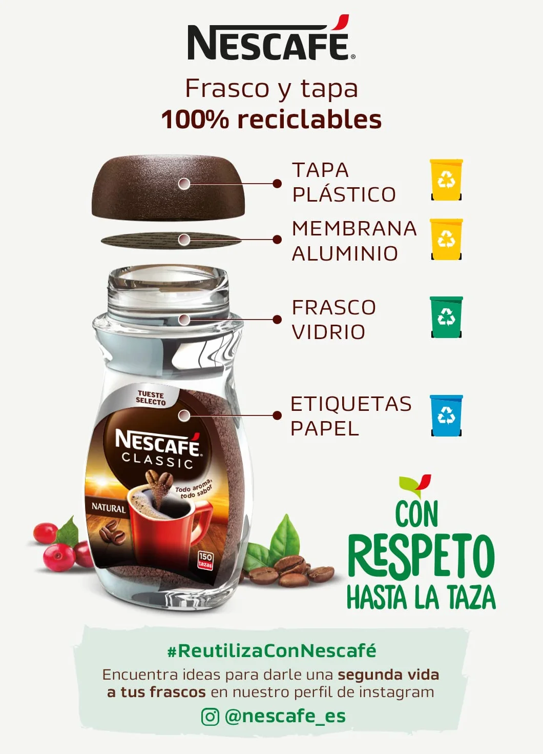 Nescafé Classic Natural Instantáneo 200g