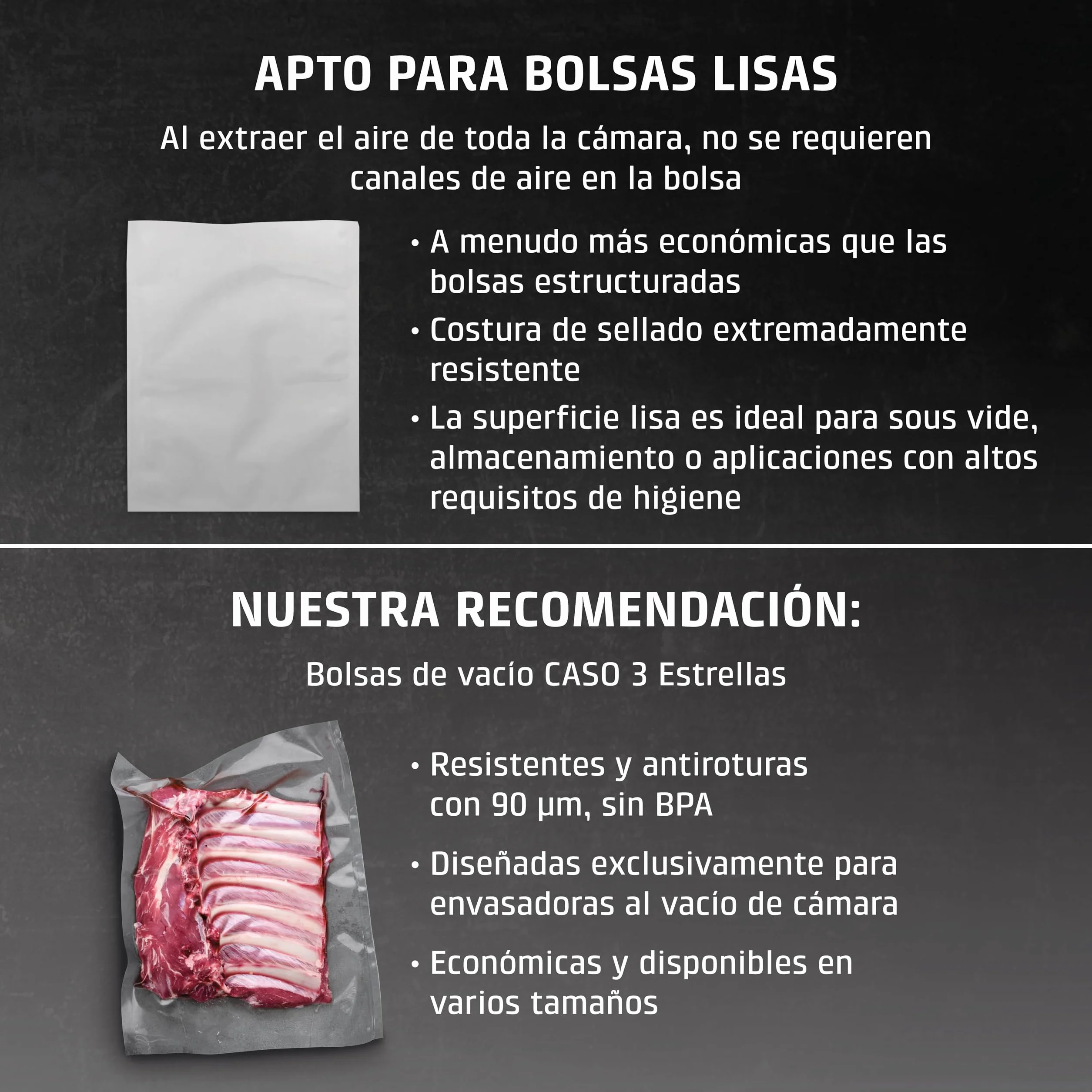 CASO VacuChef 40 - Envasadora al vacío profesional de cámara compacta - Potente capacidad de vacío de 70 L/min - Cámara con capacidad de 3 litros - acero inoxidable