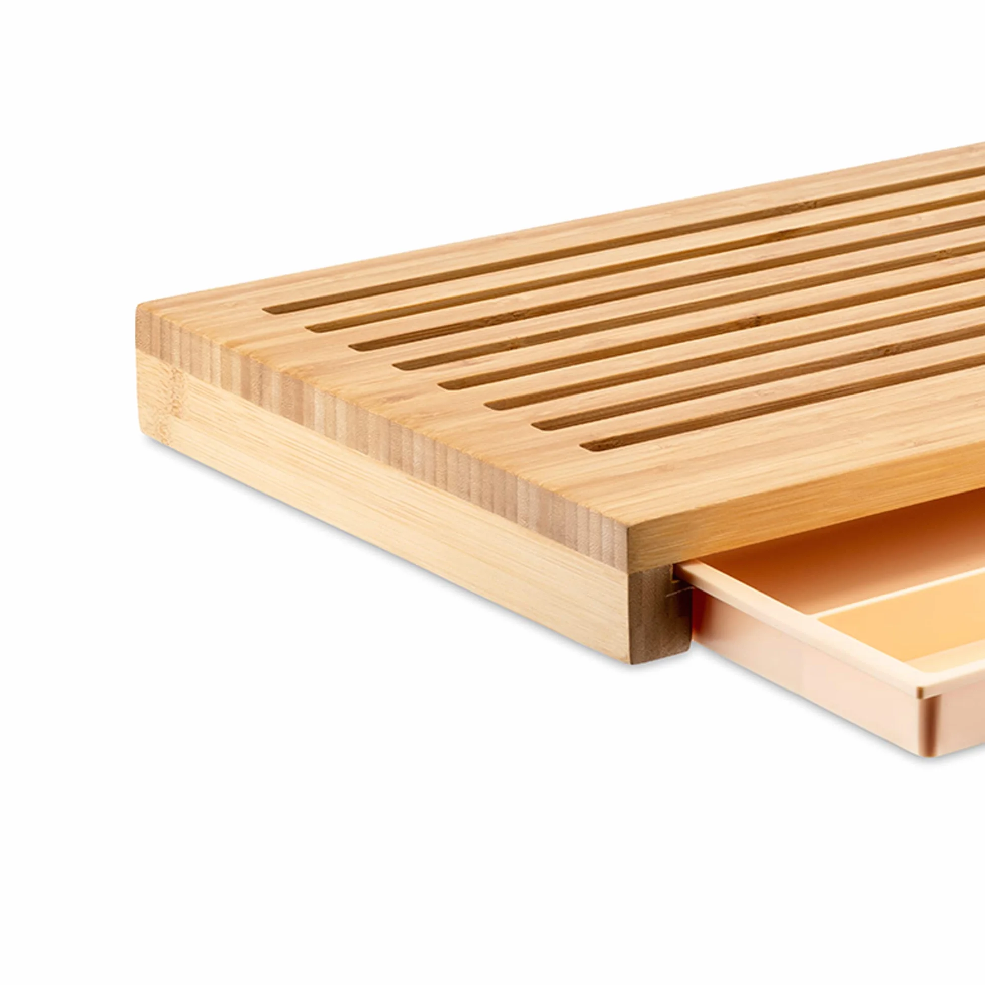 Alessi | GAG02 Sbriciola Tabla de Cortar de Bambú con Recogedor
