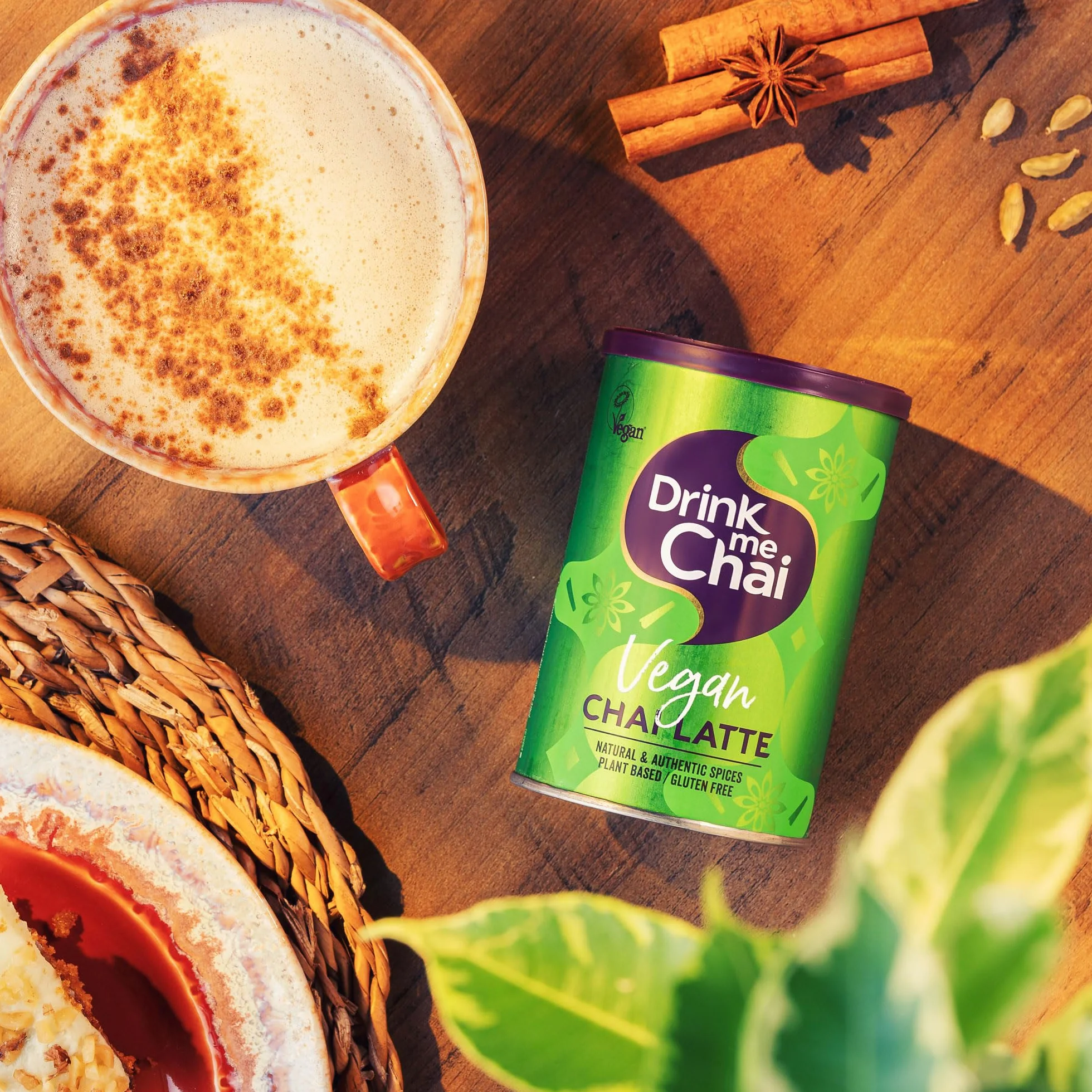 Drink me Chai Chai Latte Vegano 250 g Té en Polvo 16 Porciones