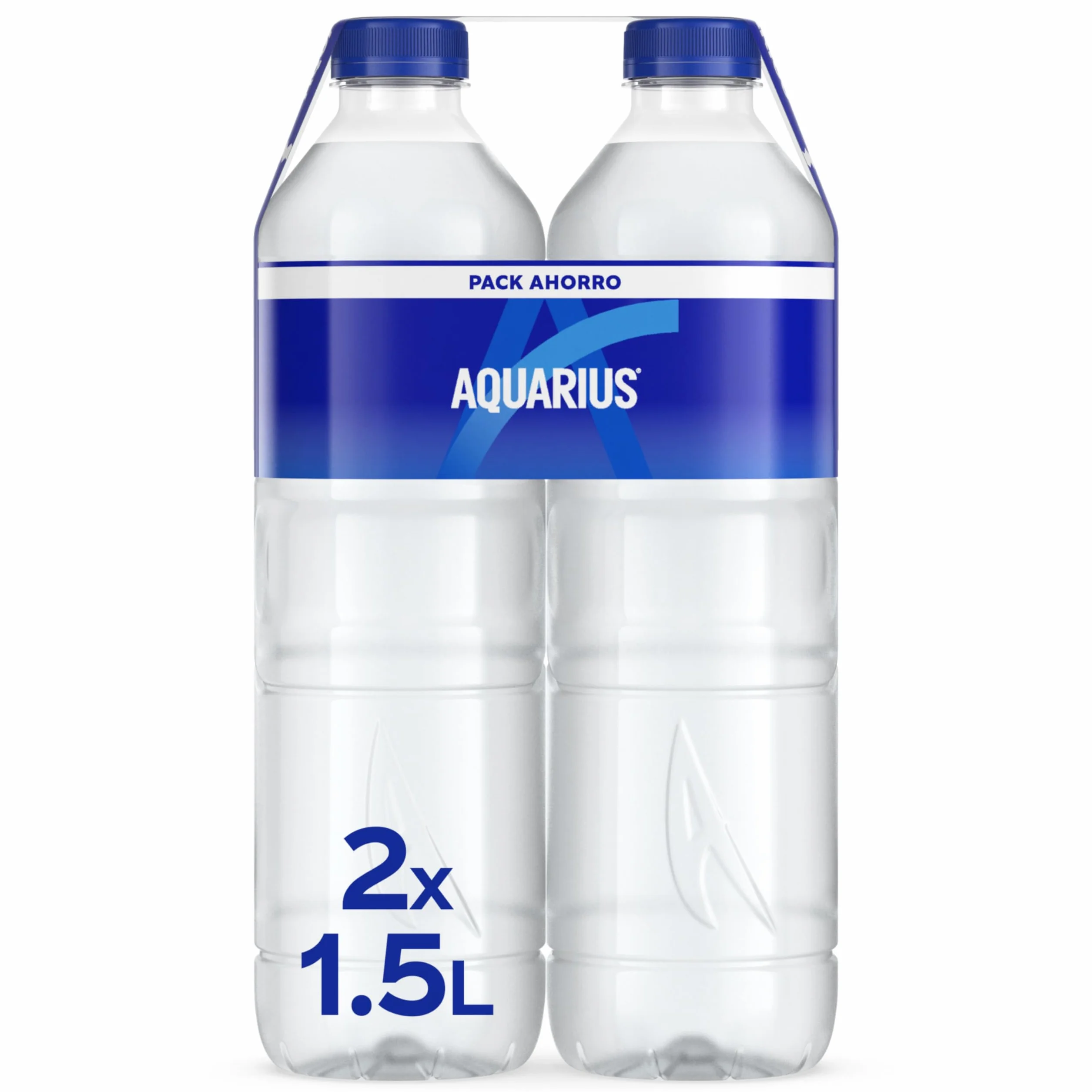 AQUARIUS Limón Bebida Hidratante con Sales Minerales Baja en Calorías Pack 2 x 1,5 L