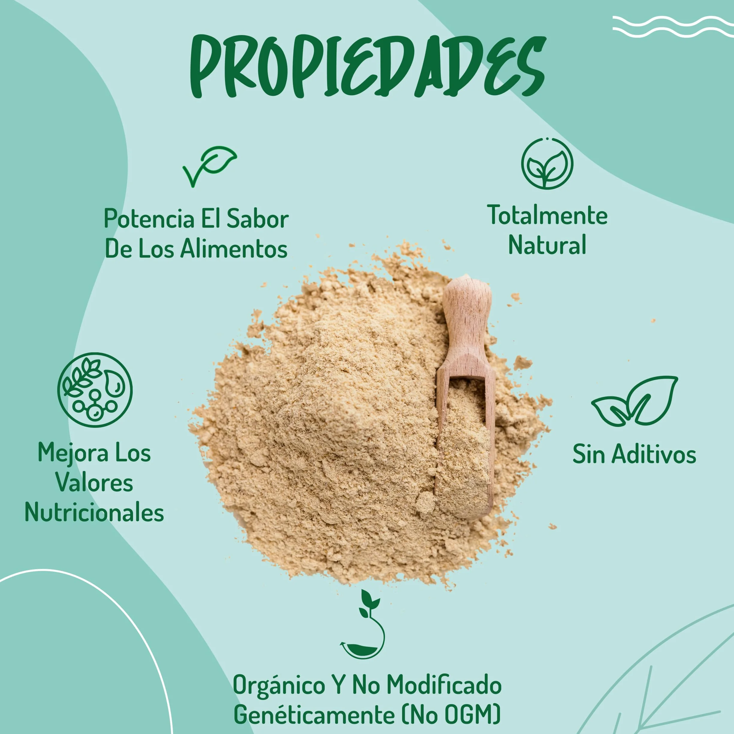Levadura Nutricional Ecológica en Copos 100g Sin Gluten Lactosa Orgánica