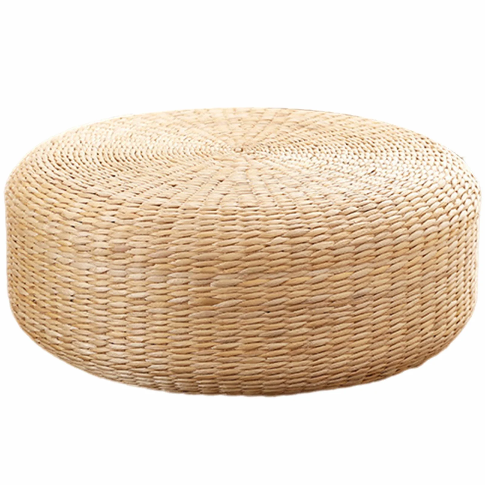 Cojín de Suelo de Tatami Natural 16 Pulgadas para Sentarse Meditación Buda Sala de Estar