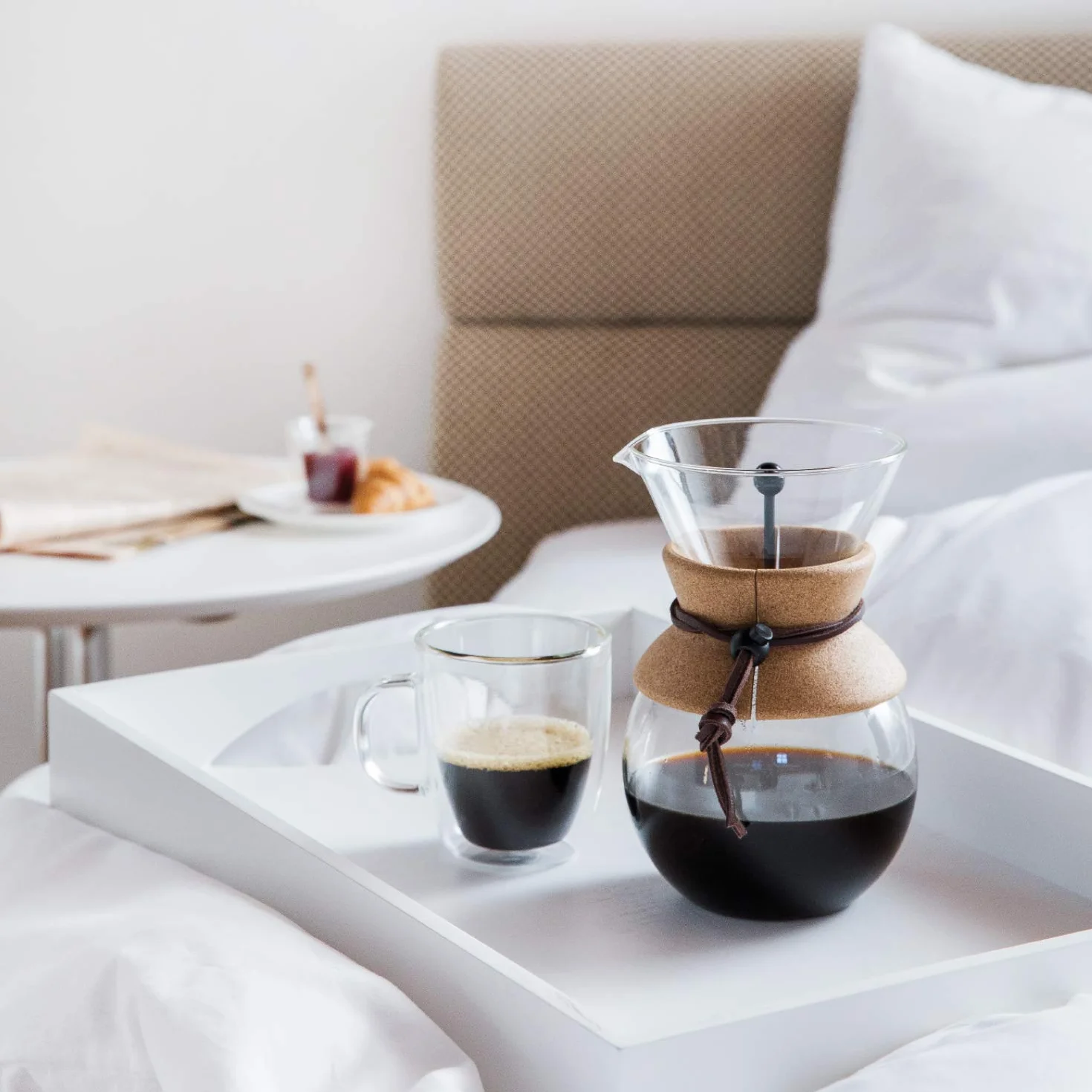 Pour over: cafetera de goteo con filtro dorado, 0.5 l