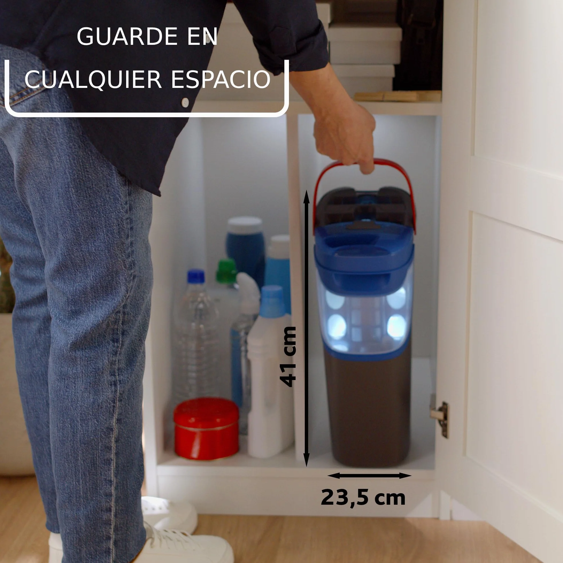 Vileda H2Pro Sistema de mopa Plana Agua Limpia y Sucia Separadas Escurrido con una Mano Microfibra