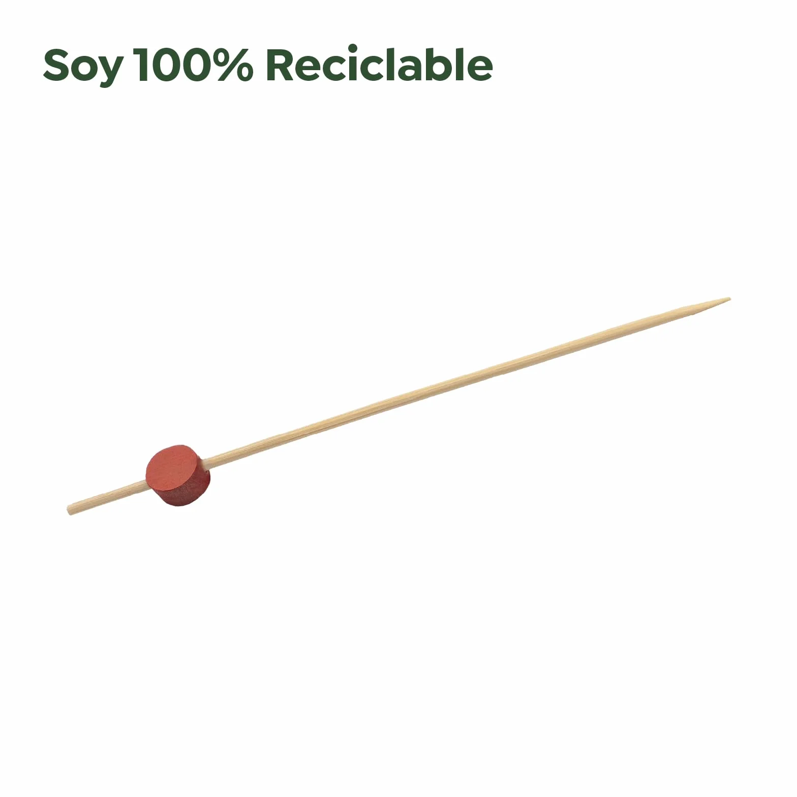 Pinchos Bambú Decorados 12 cm - Palillos para Aperitivos Catering - Horeca Collection Maxi Products