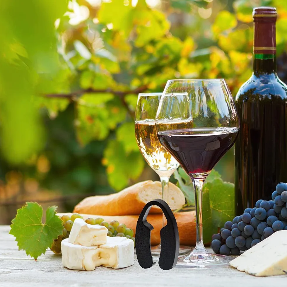 4 Piezas Cortador Papel Vino Cortador Cápsulas para Vino Cortacápsulas Para Botellas De Vino Para Quitar El Papel De Aluminio Las Botellas Vino Negro