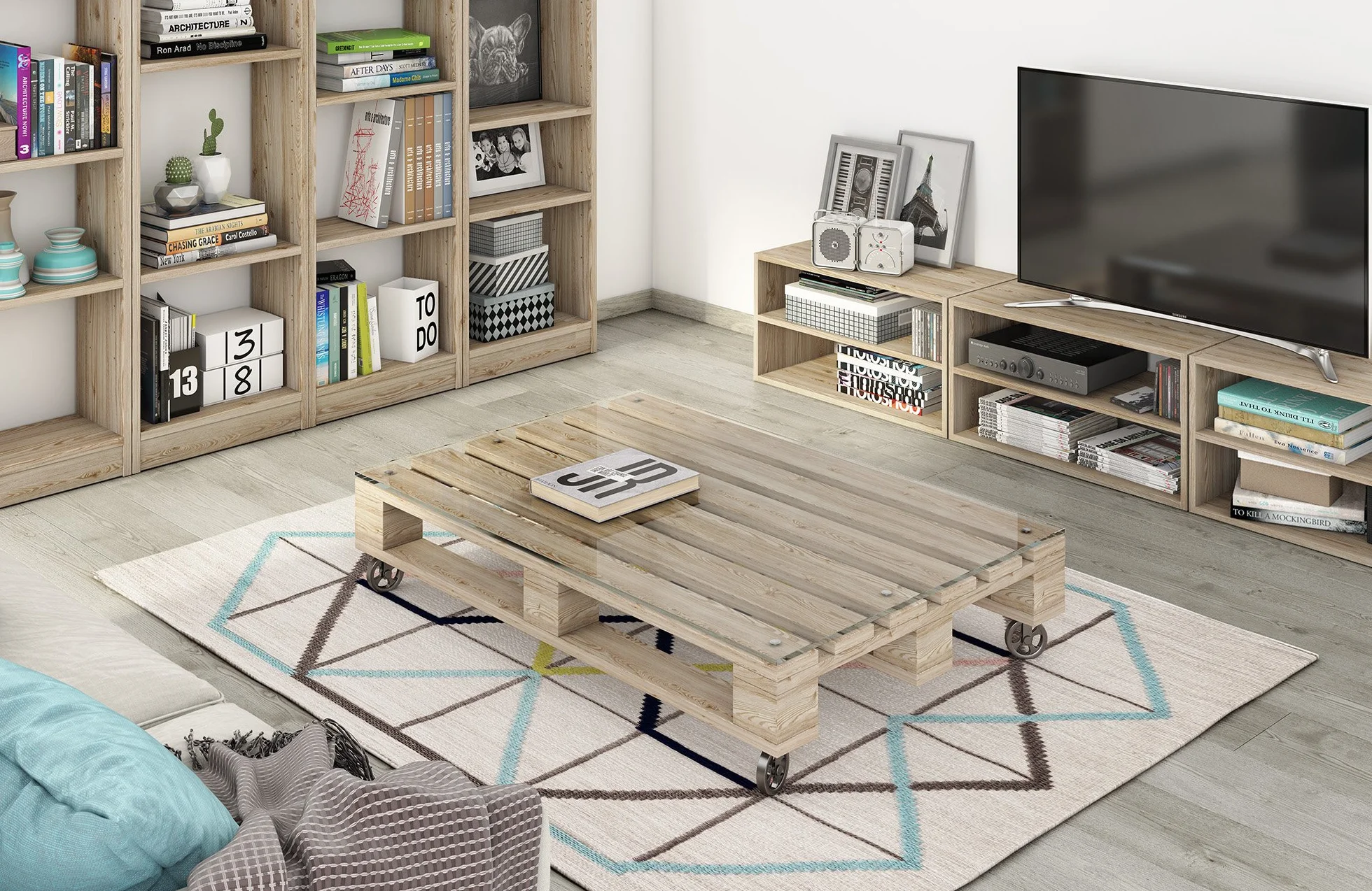 ASTIGARRAGA KIT LINE ENCT2898 ASTIGARRAGA ENCT2898-Encimera Cristal Transparente 120x80 cm, Madera, 36,20 x 33 x 70,8 cm