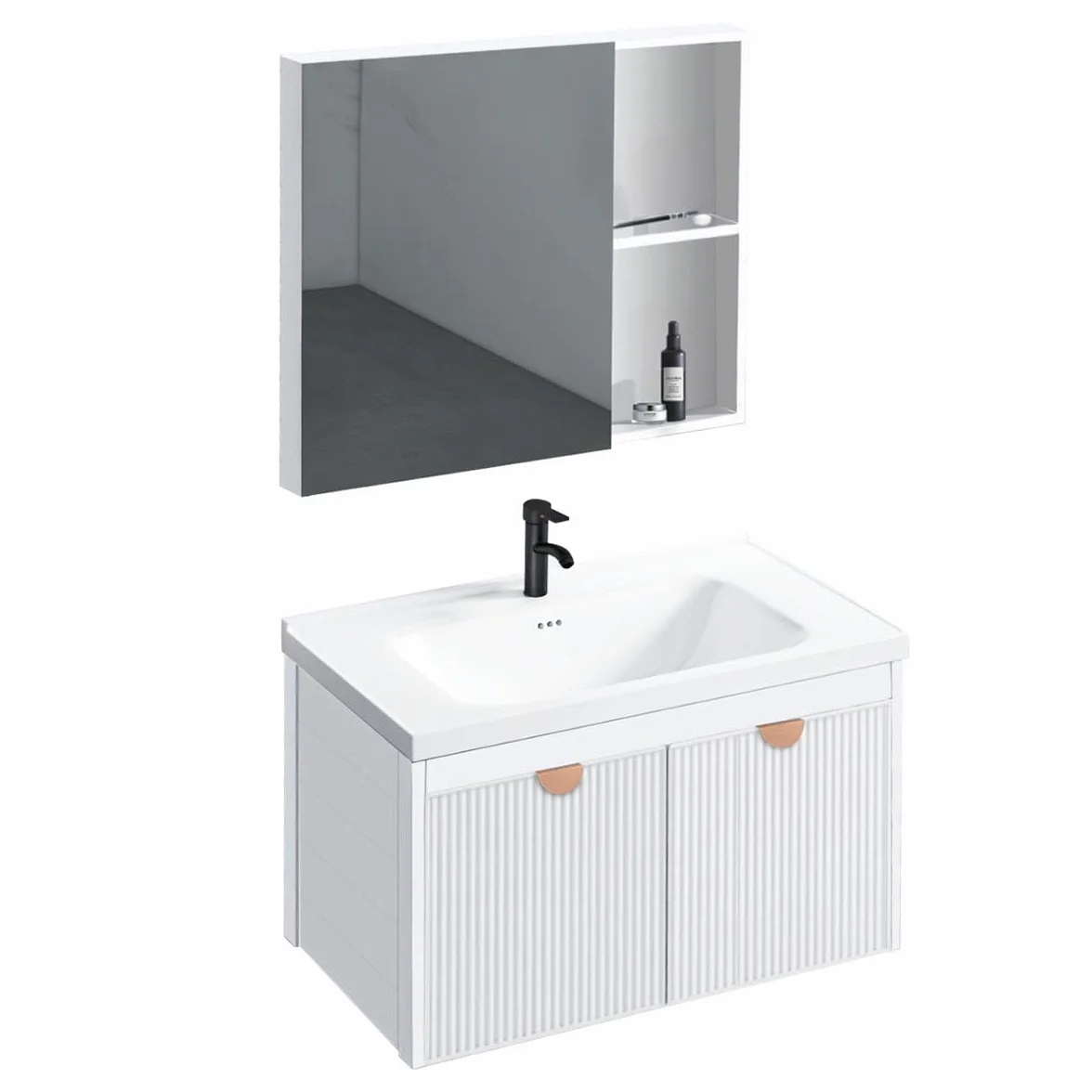 Rea Conjunto de Muebles de baño con Lavabo Aa18 Mario 60Cm White - 47X61X50CM