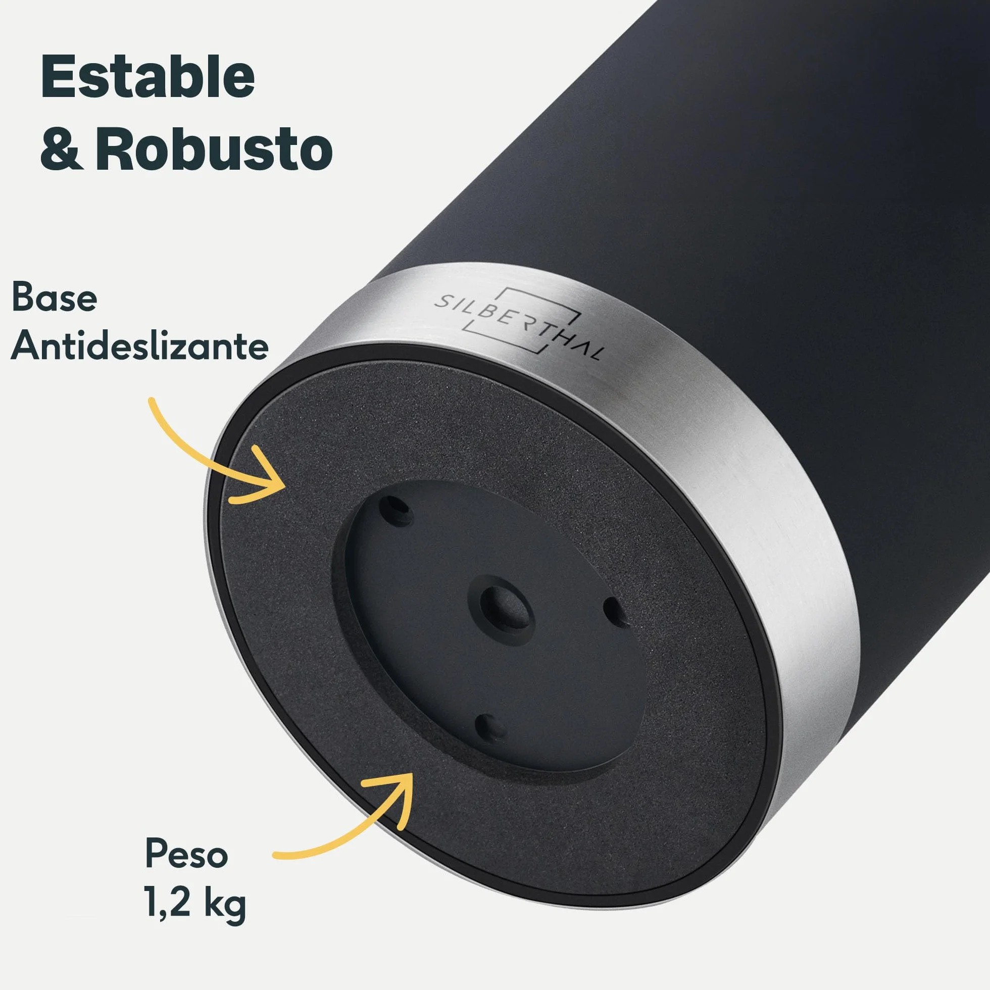 SILBERTHAL Tacoma Cuchillero de cocina flexible gran capacidad Porta cuchillos negro