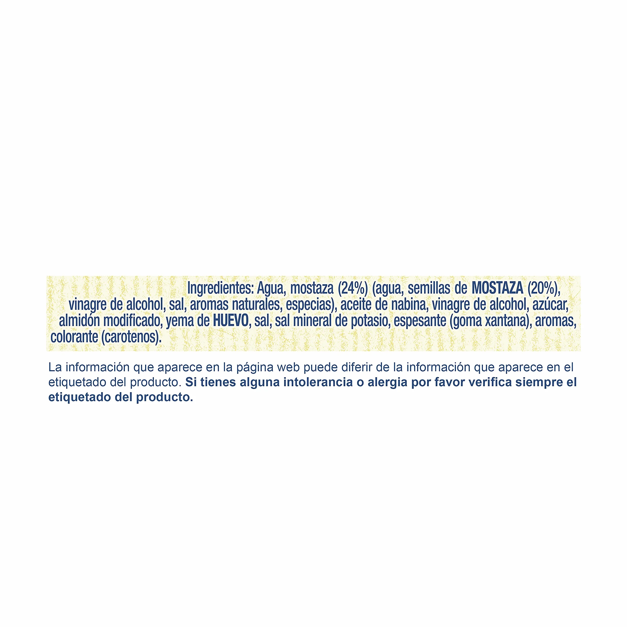 Hellmann'S Salsa Mostaza 250ml