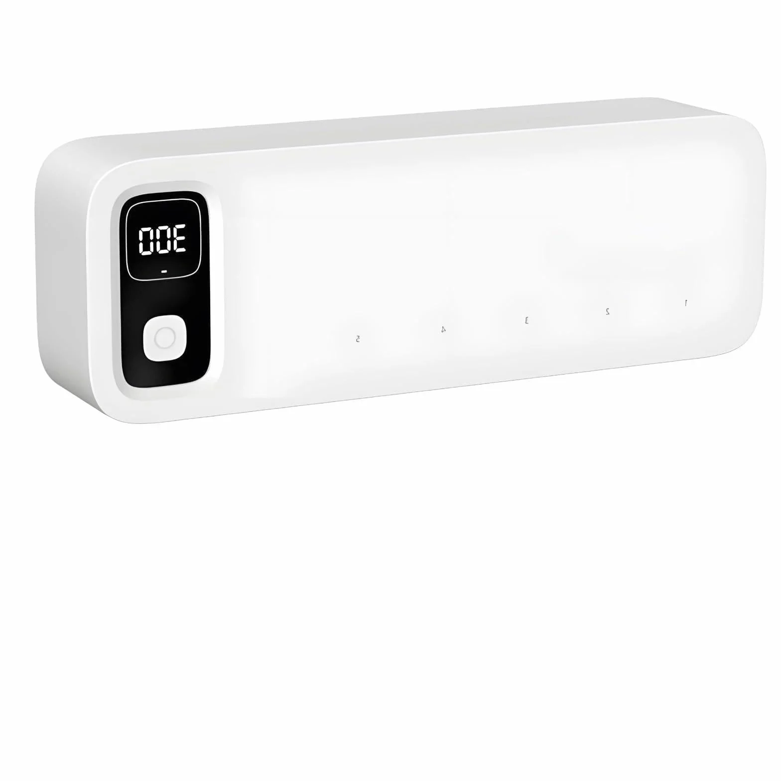 Sunshine-C - Soporte para cepillo de dientes de pared, esterilizador con 5 ranuras, batería de 2000 mAh, ciclo de desinfección de 200 segundos, desinfectante automático con pantalla digital para baño