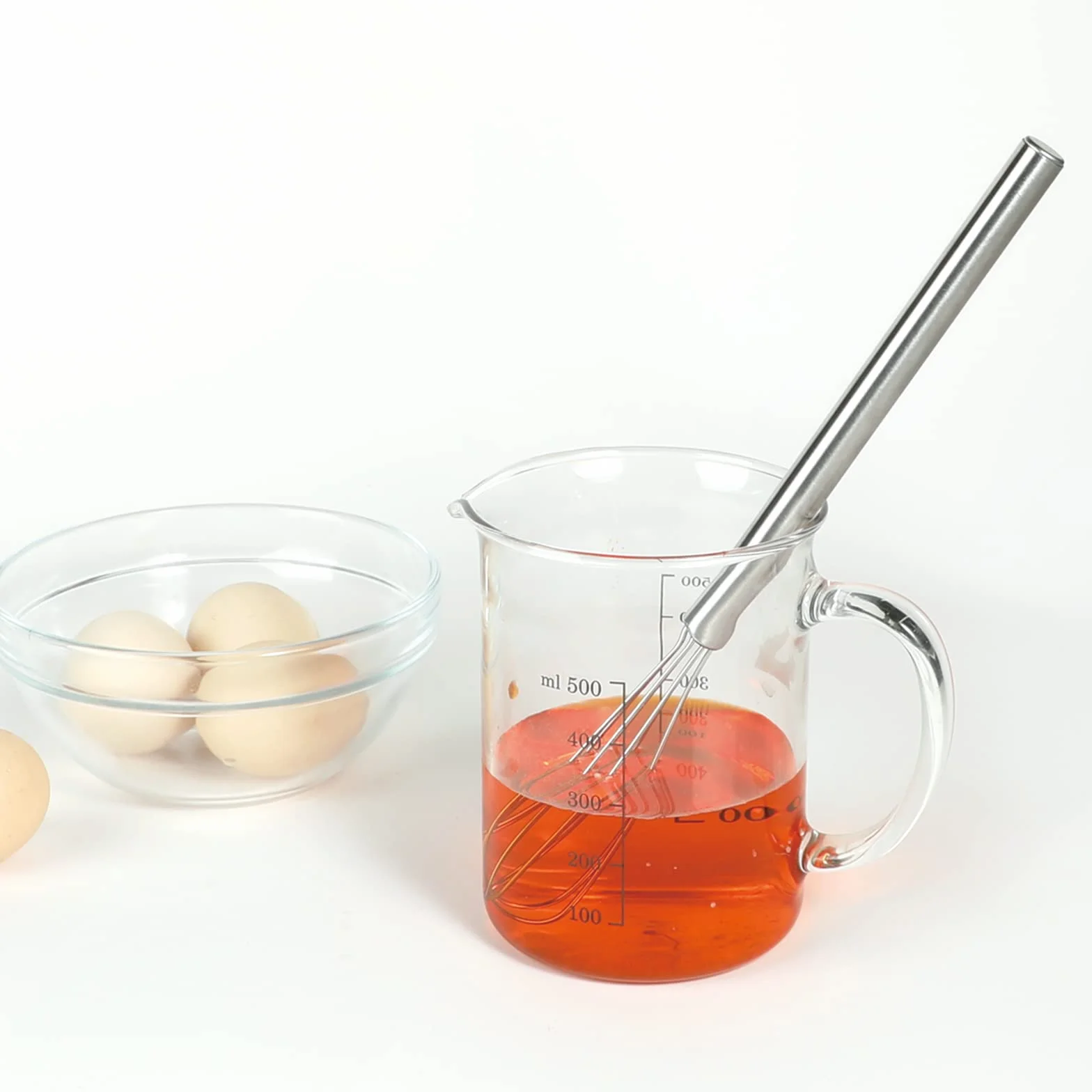 Webake Mini batidor para tazas, 3 unidades, acero inoxidable 304, pequeño juego de batidores para mezclar, batir, espumar y remover