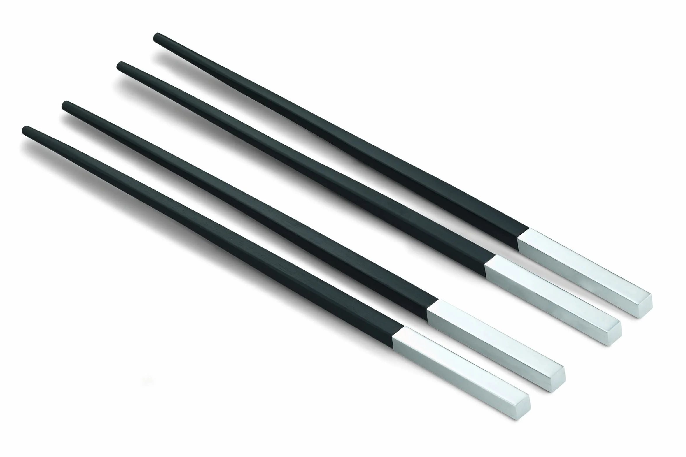 Philippi ph-193299 palillos (cubiertos asiáticos), Níquel, Negro, 23 cm