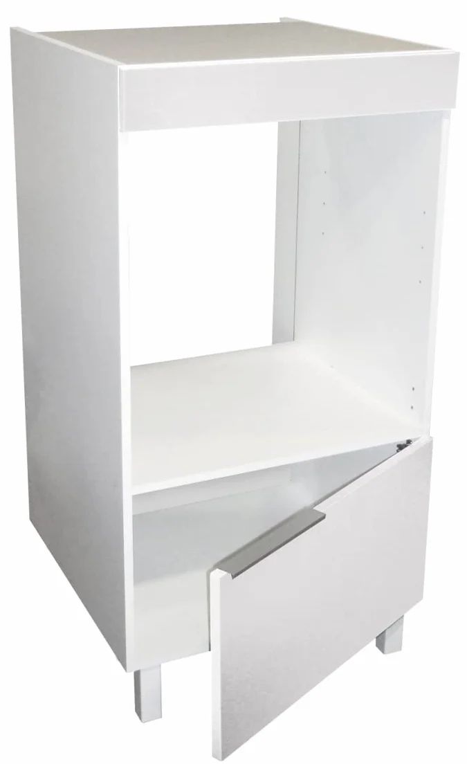 BERLIOZ CREATIONS CD6FBM - Mueble para Horno empotrable, 60 x 60 x 118 cm, Color Blanco Mate