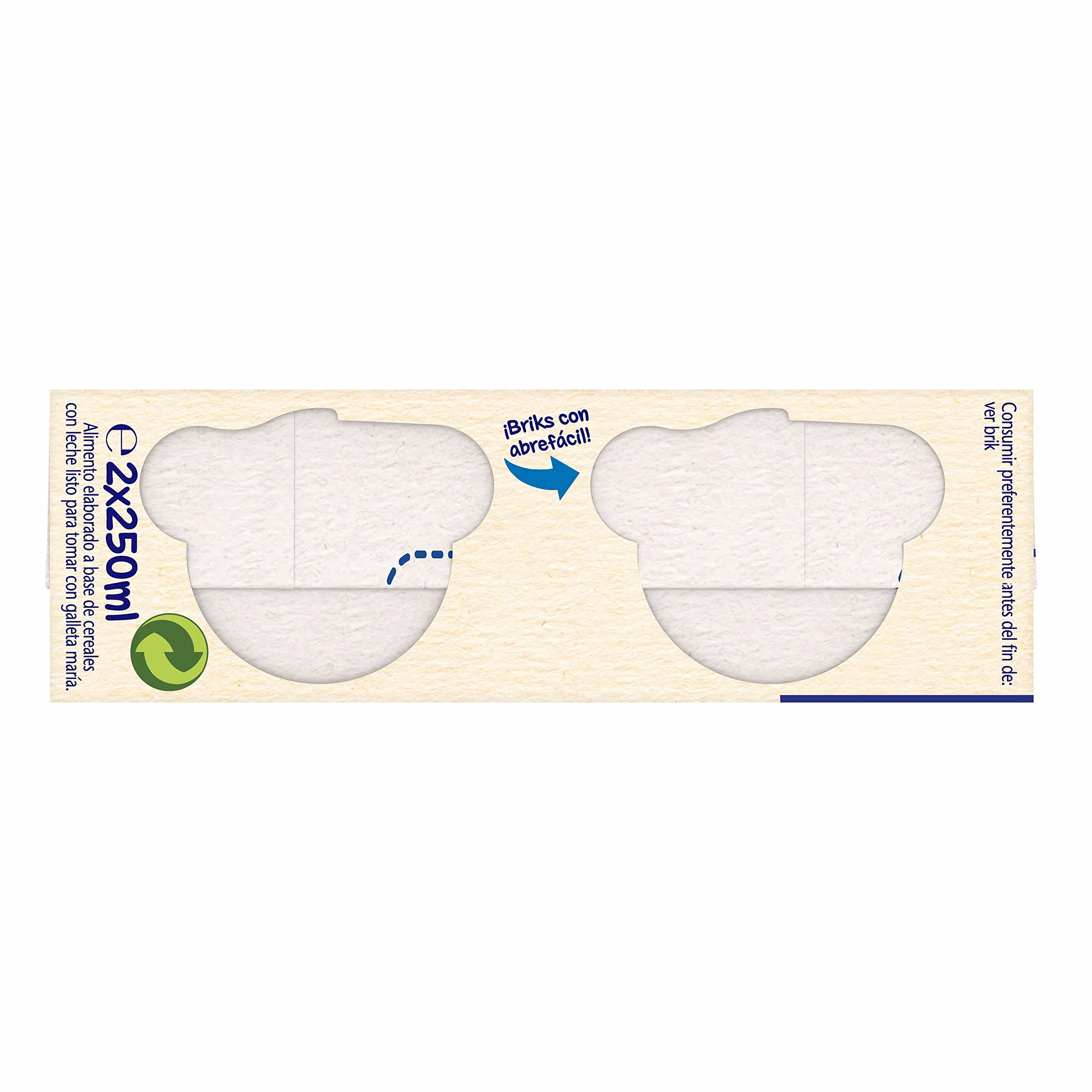 Nestlé Alimentos Infantiles base de cereales con leche de continuación, 250 ml (Paquete de 12)