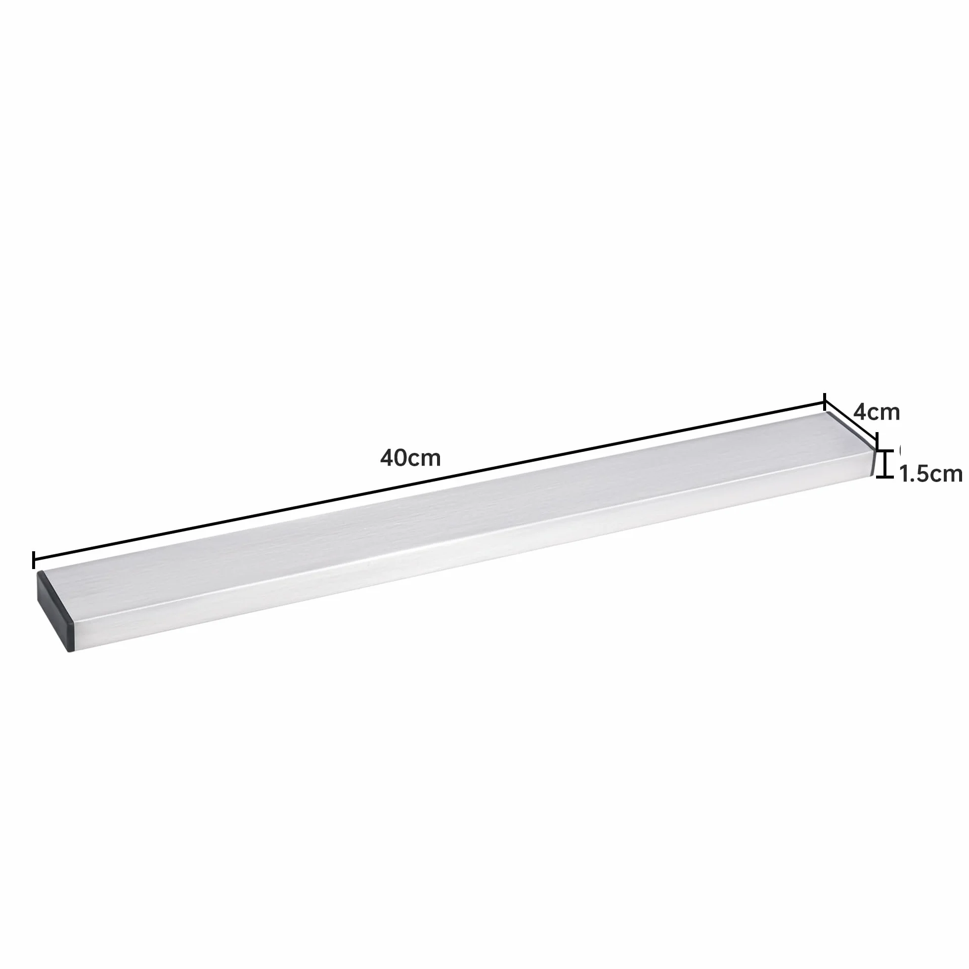 Barra Magnética para Cuchillos 40cm Acero Inoxidable Soporte Autoadhesivo Cocina Taller