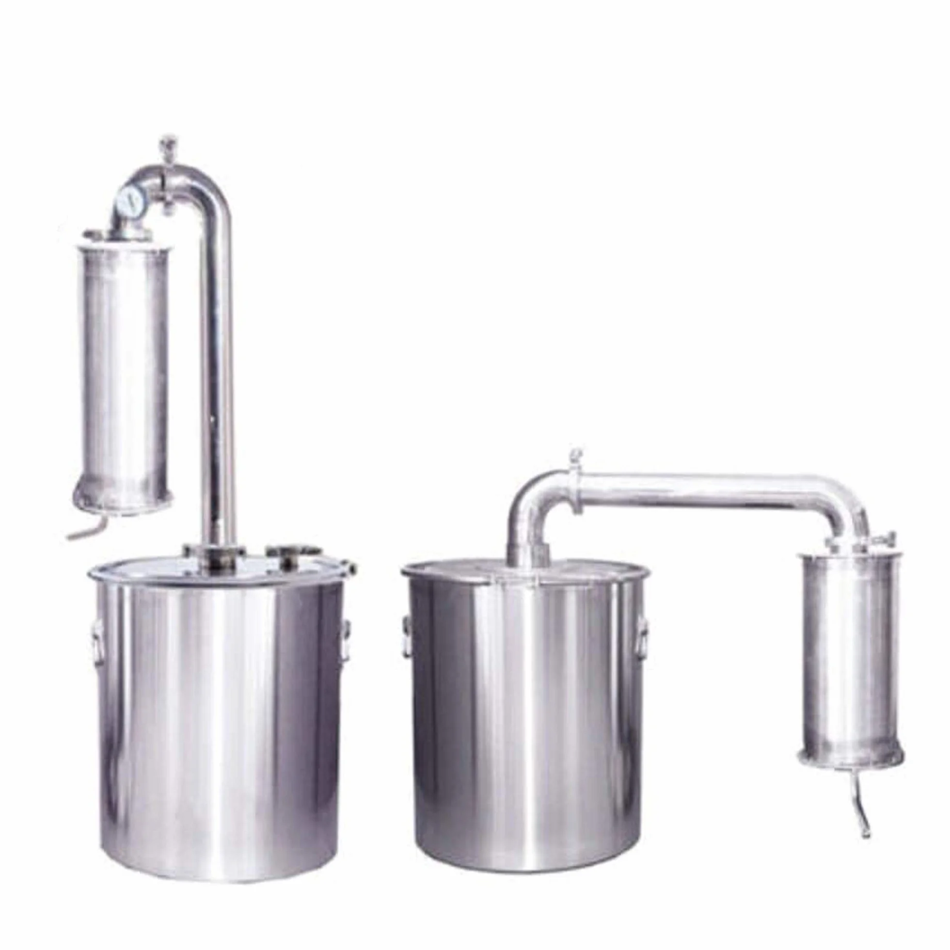 Juego de destilador de agua con alcohol 20L 100L acero inoxidable 304