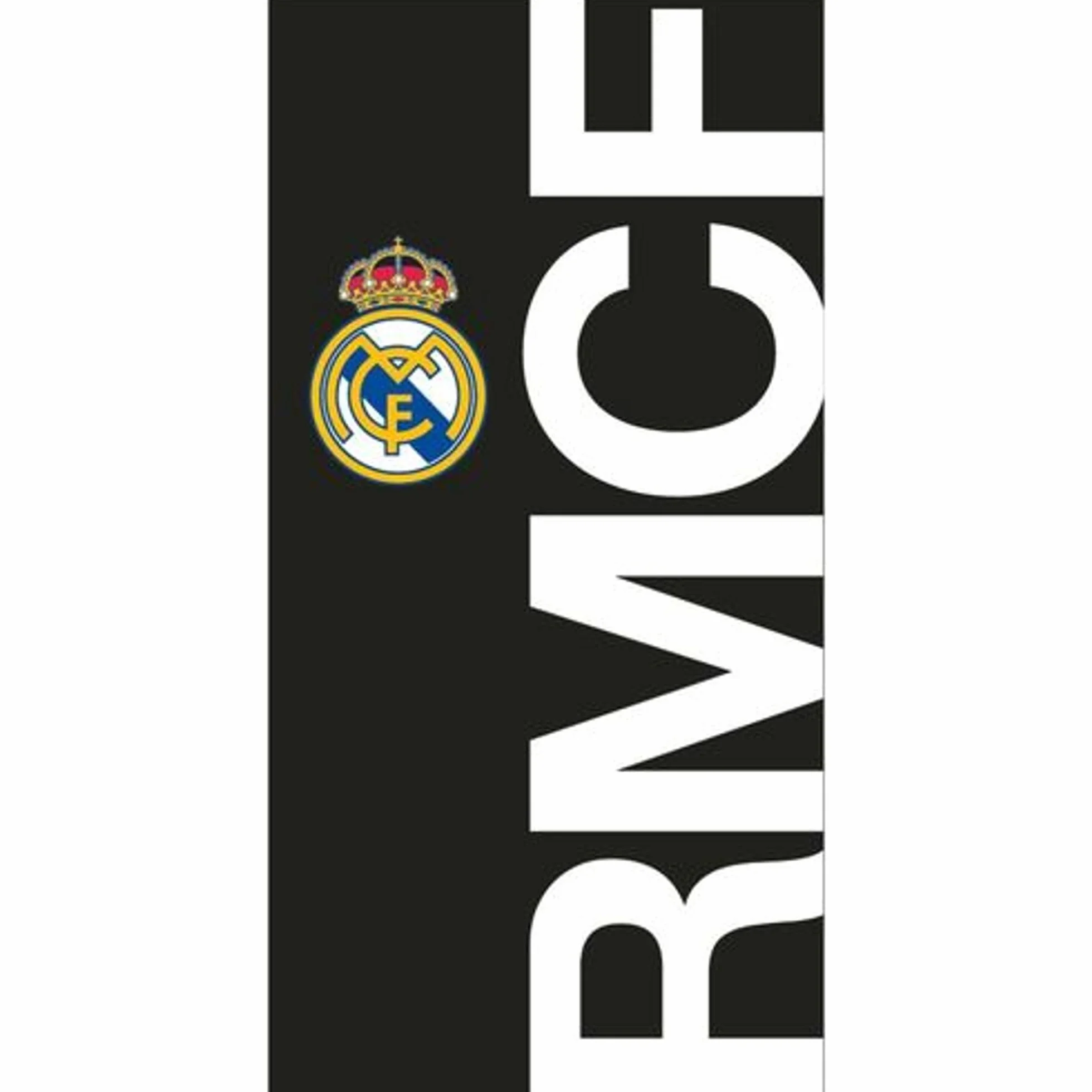 Toalla Real Madrid 90x180 diseño Oficial con Escudo del Club y Colores emblemáticos - Toalla de Playa Real Madrid y baño de Gran tamaño Ideal para Fans del Equipo Blanco con Estilo y Comodidad