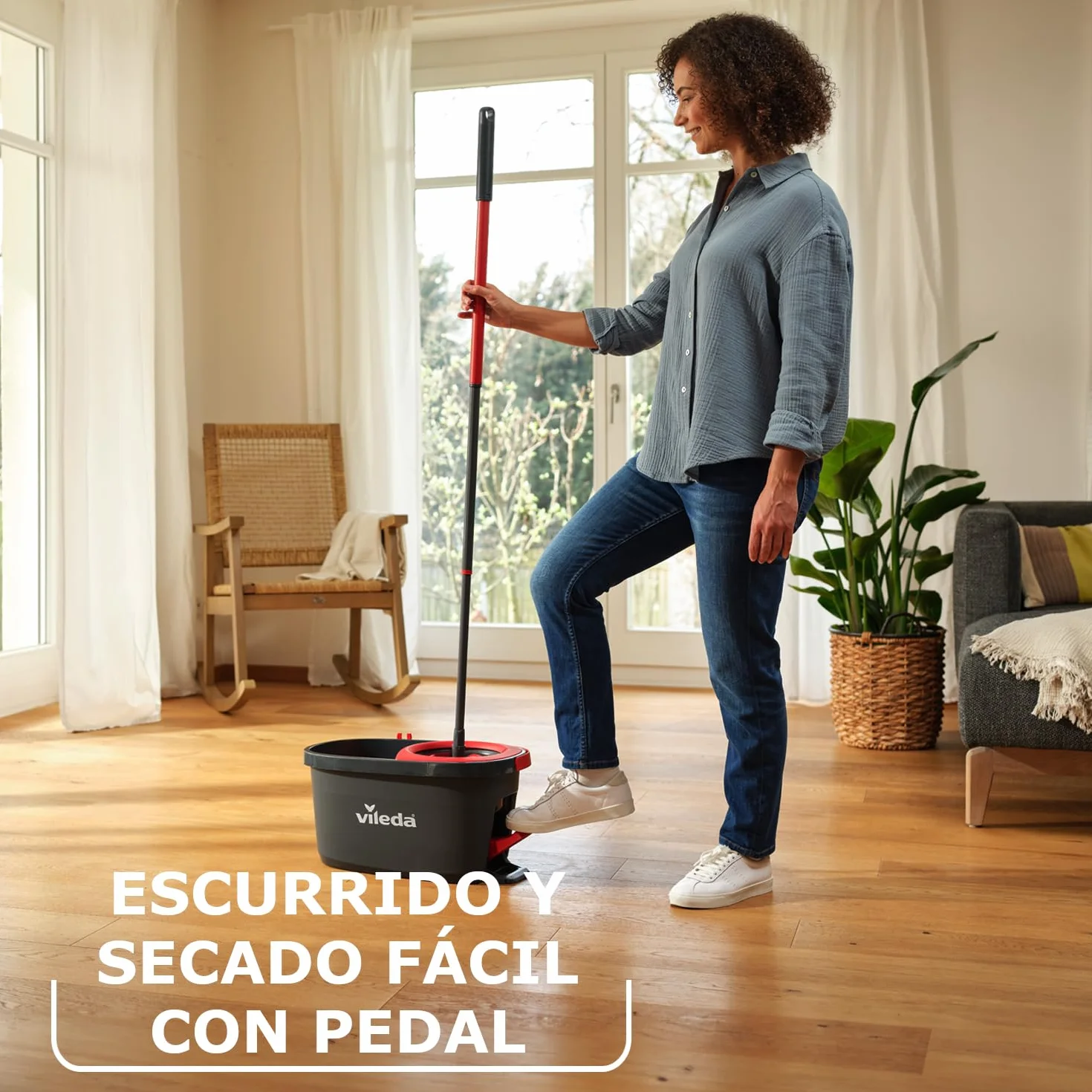 Vileda Turbo Recambio Original para Fregona, Pack de 2
