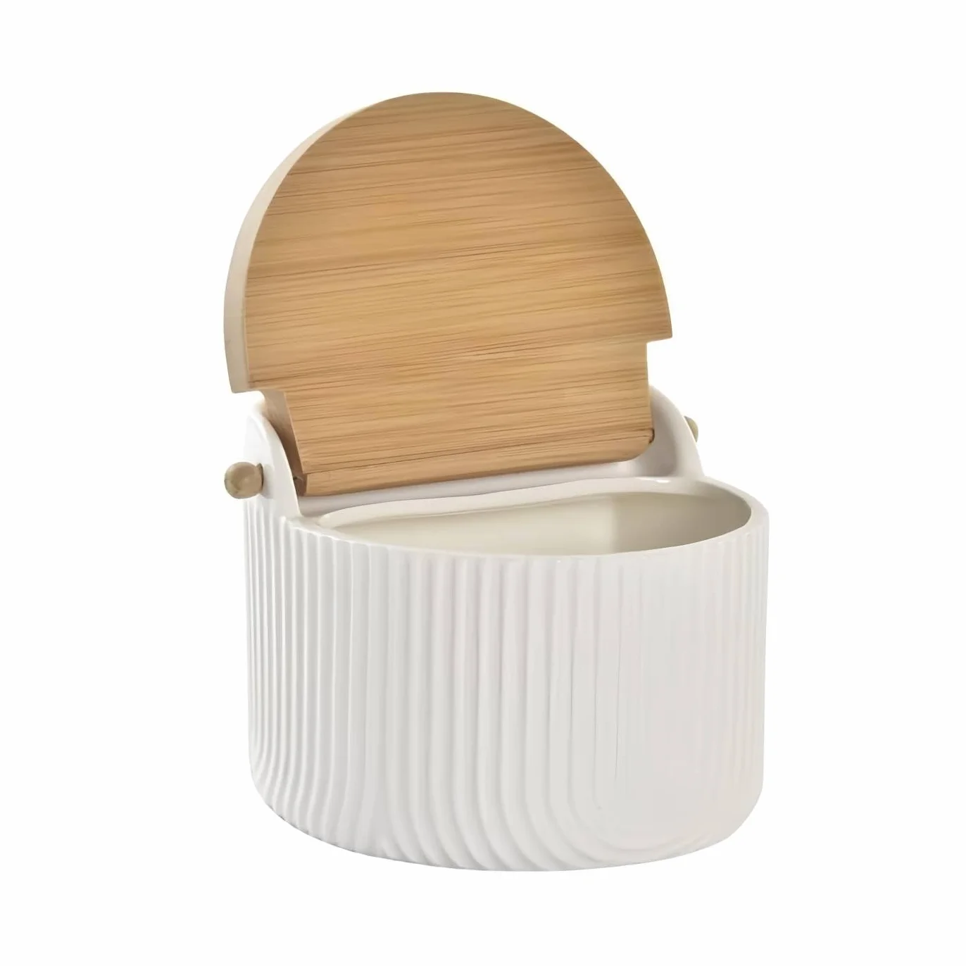 Salero Cocina Blanco Minimalista de Ceramica D,casa