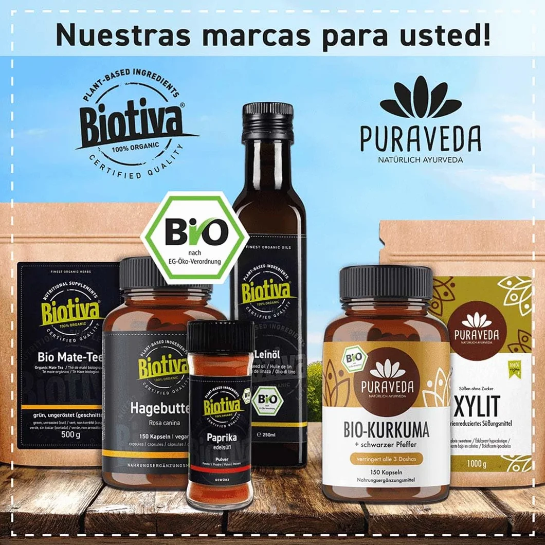 Biotiva Harina de Altramuces dulces orgánica 1000g - sin gluten - vegano
