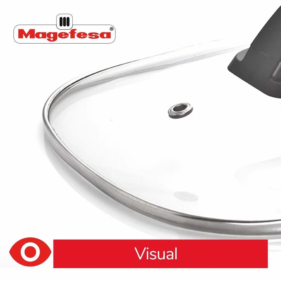Magefesa Guisotherm - Olla Eléctrica de Cocción Lenta Multifunción 6L, 1200W, Funciones Freír, Vaporara, Grill, Recipiente Extraíble Antiadherente