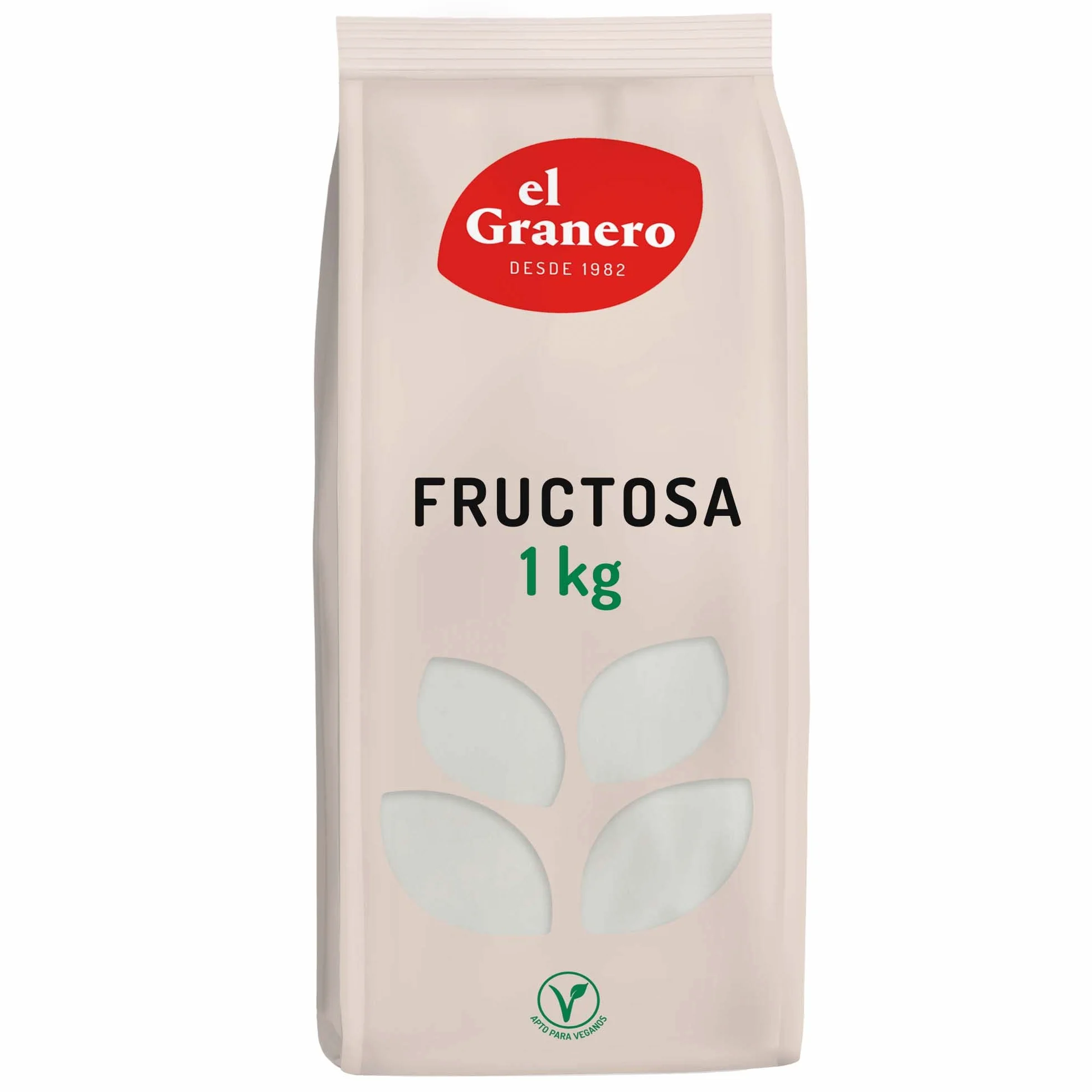 El Granero Integral Fructosa 1 kg Endulzante Natural Bajo Índice Glucémico