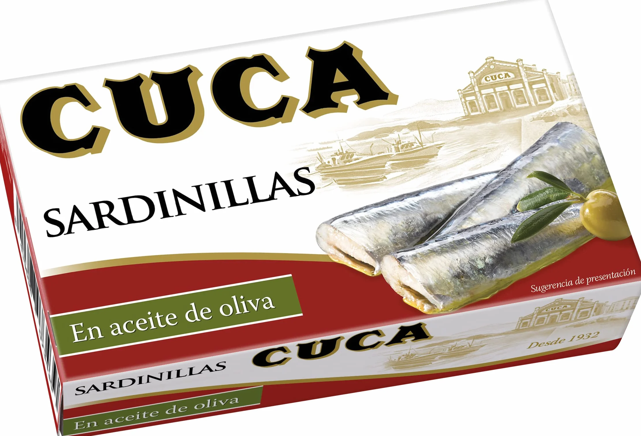 Cuca Sardinillas en aceite de oliva, Pack 5 latas de 90gr