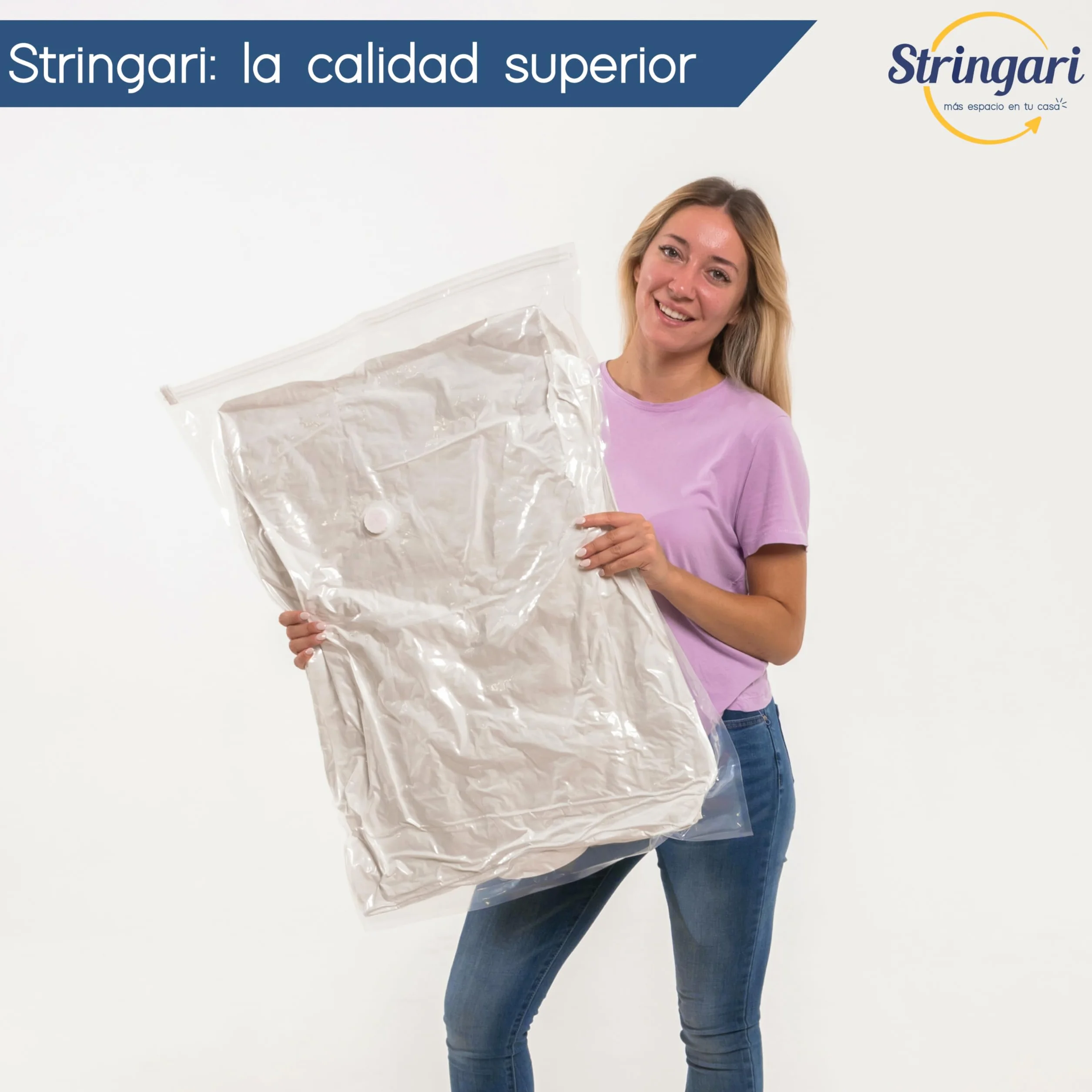 Stringari Bolsas al Vacio Ropa paquete de 6 piezas S 60x40