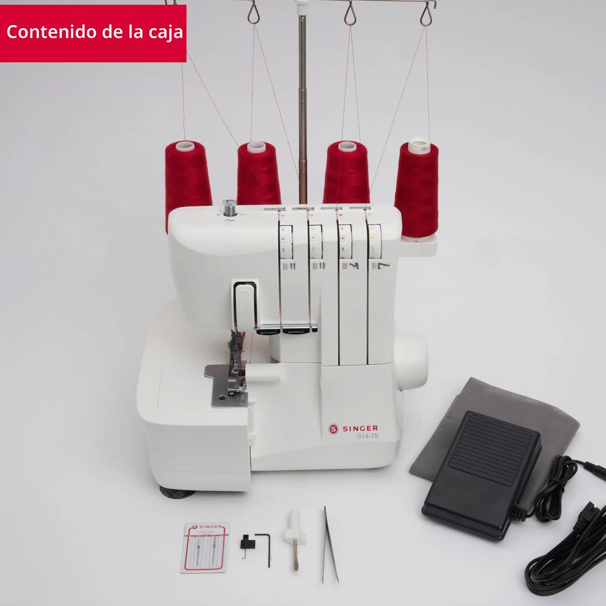 SINGER S14-78 Serger, blanco