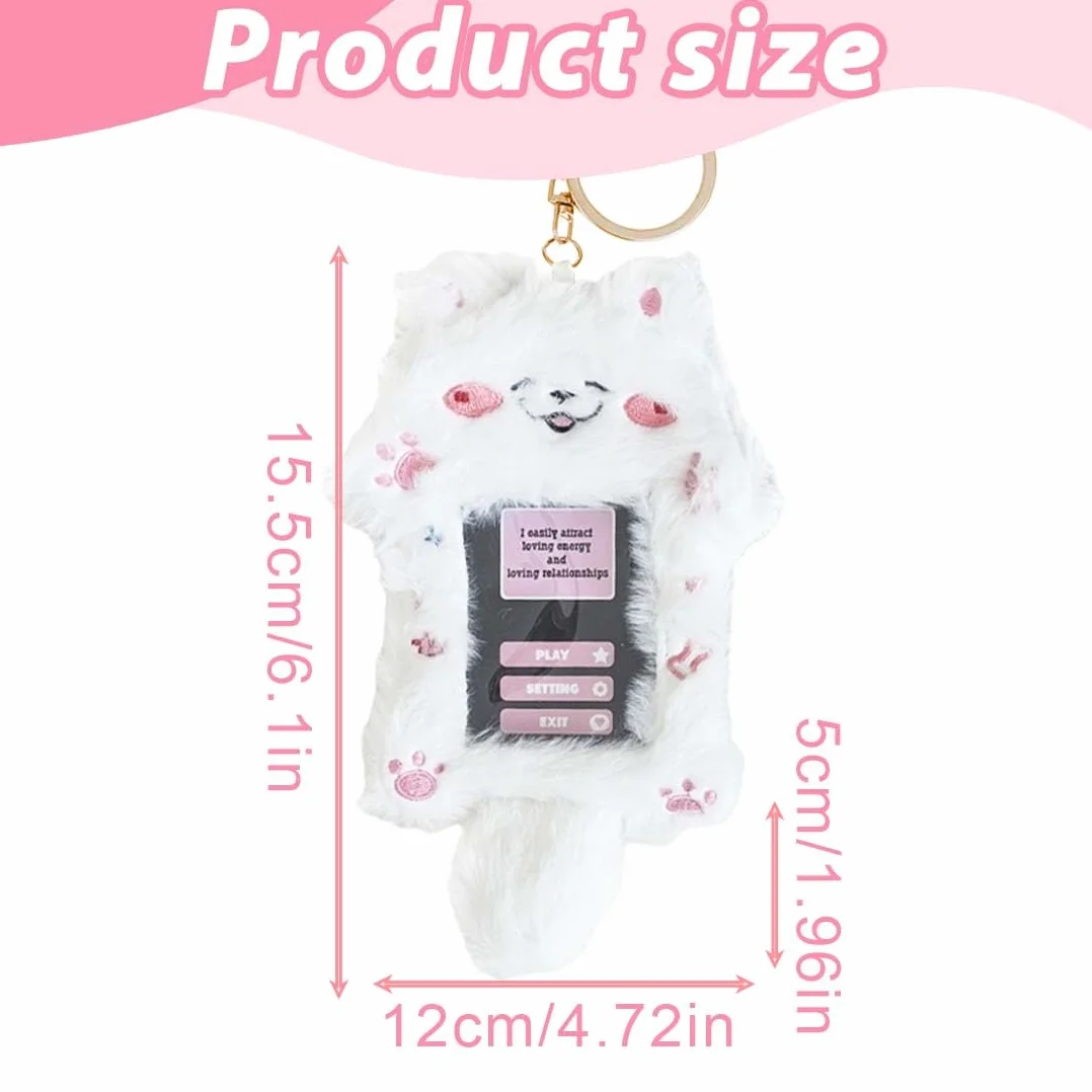 NHQZ NHQ Photocards Stray Kids,Photocard Holder,Lucky Photocard,Peluche Puppy Card Sleeves,Picture Frames,Top Loaders for Cards,Photocard Holder Keychain,Cute Design