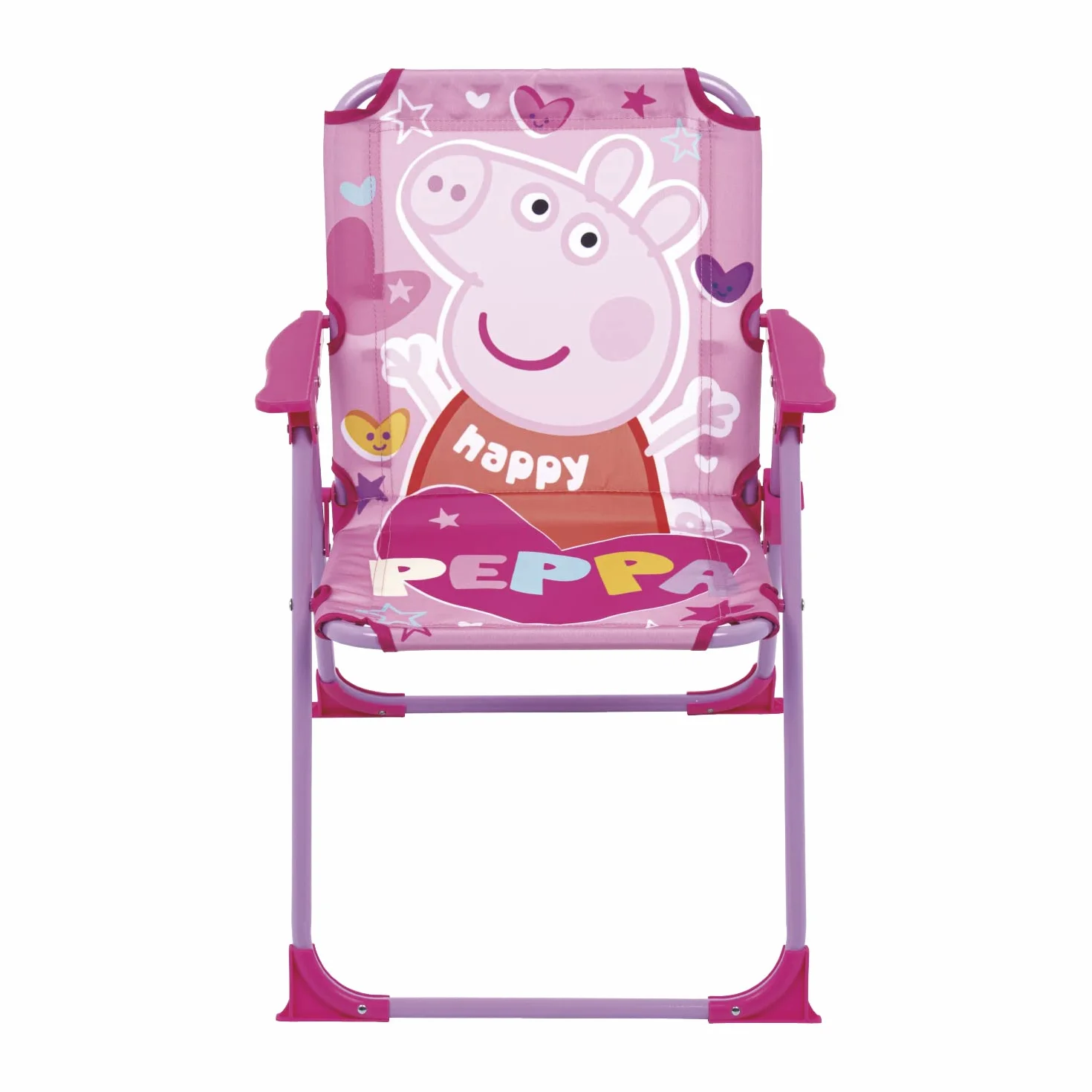 ARDITEX Silla Plegable Peppa Pig 38x32x53cm para Jardín Camping Playa