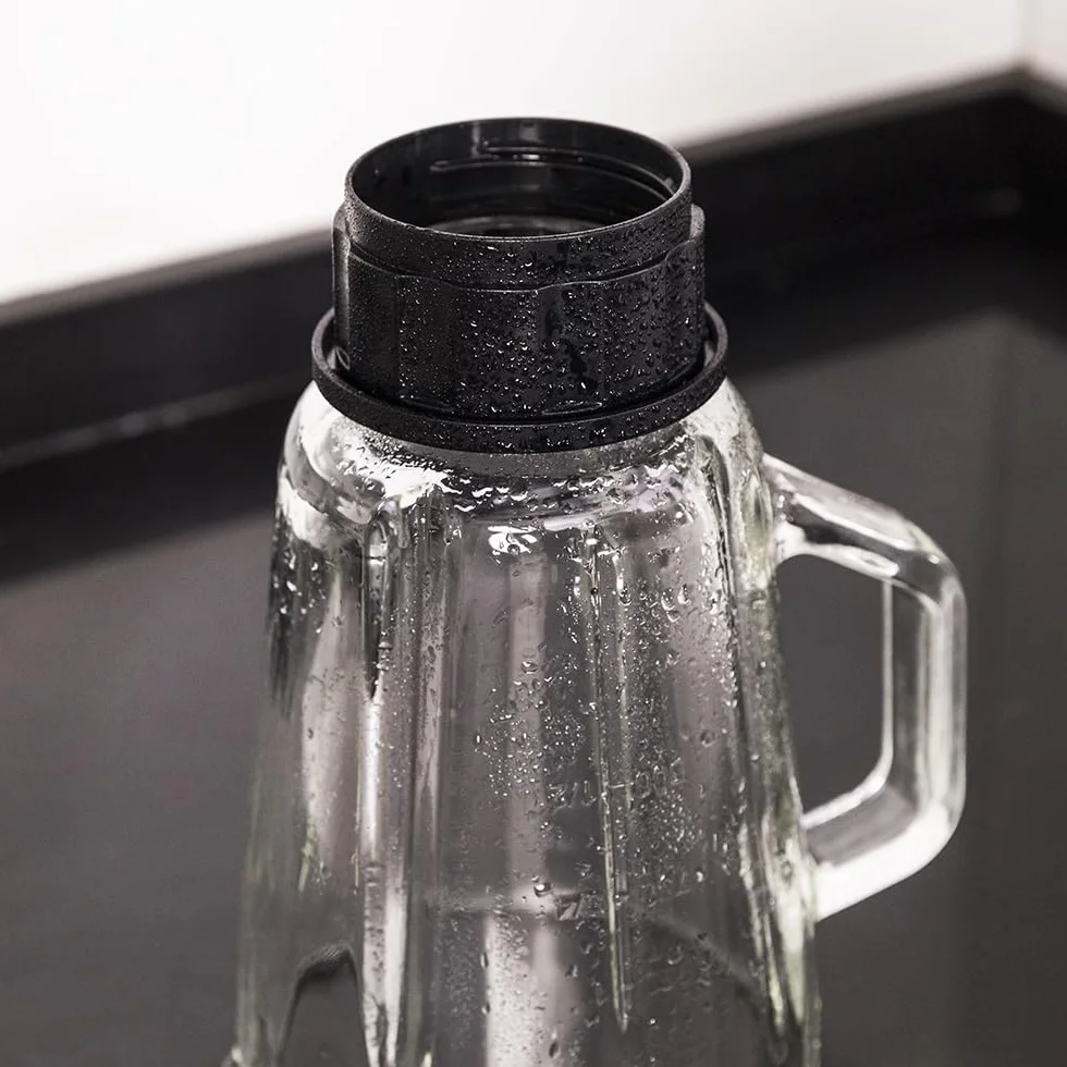 Cecotec Batidora de Vaso Power Black Titanium 1800MAX PerfectMix 2000W 1,8L Titanio Negro Acero Inox