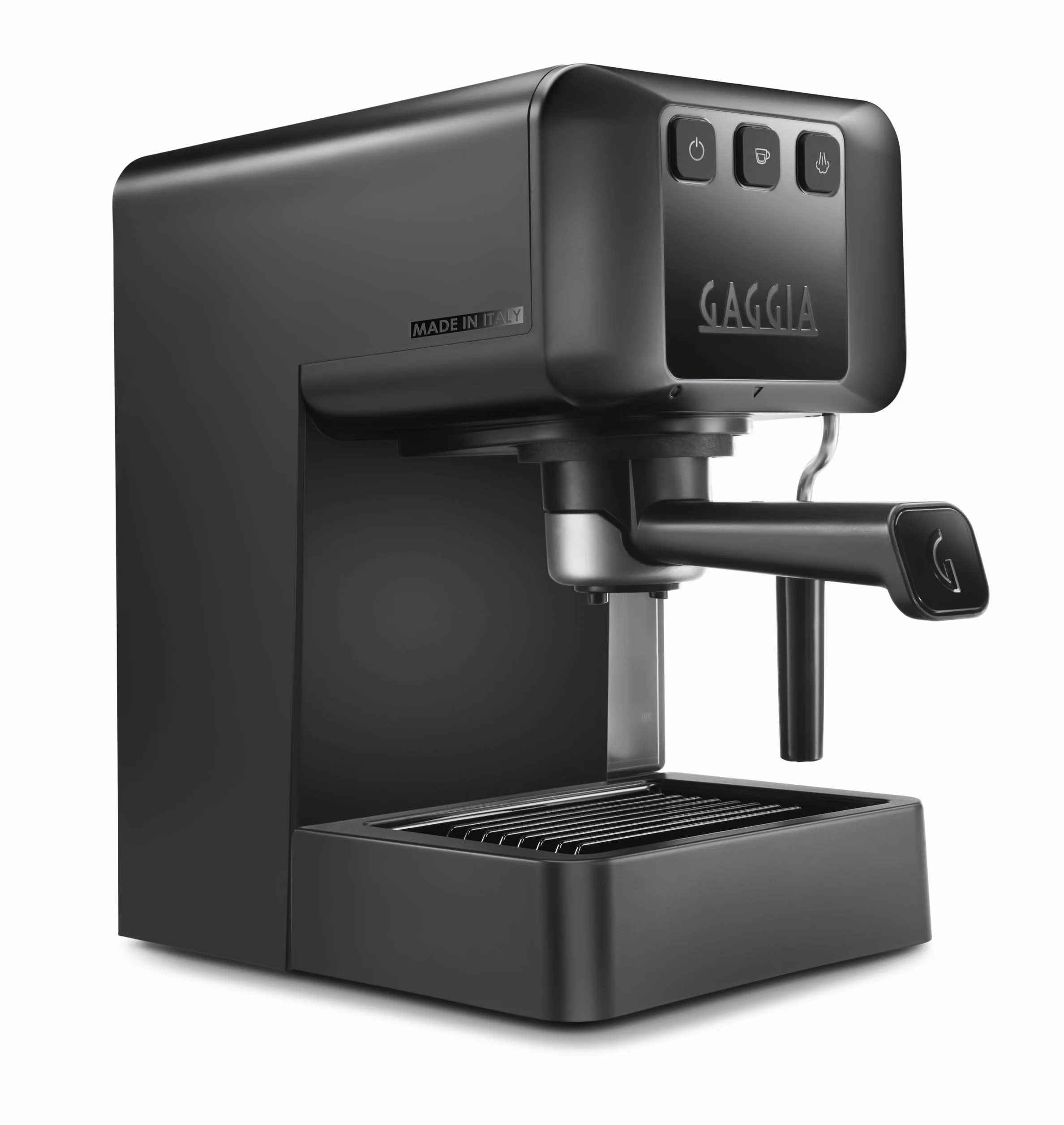 Gaggia EG2109 Black, Cafetera Espresso Manual para Café Molido o Monodosis, sistema POD para Espressos Cremosos con Monodosis, Preinfusión Automática, Nuevo Modelo 2023, 100% Made in Italy