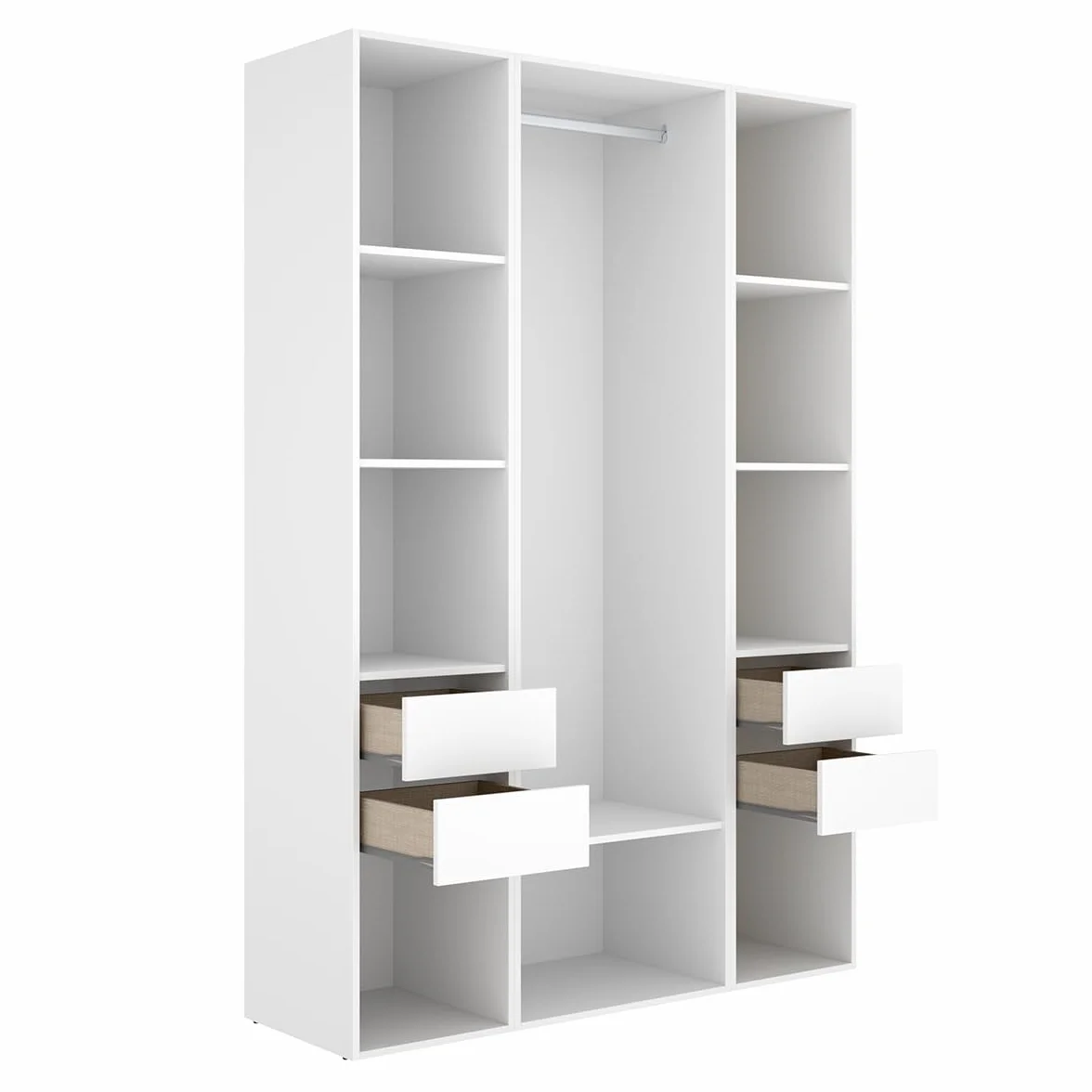 DEKIT Grupo RIMOBEL-Conjunto Armario-VESTIDOR con Trasera Reversible