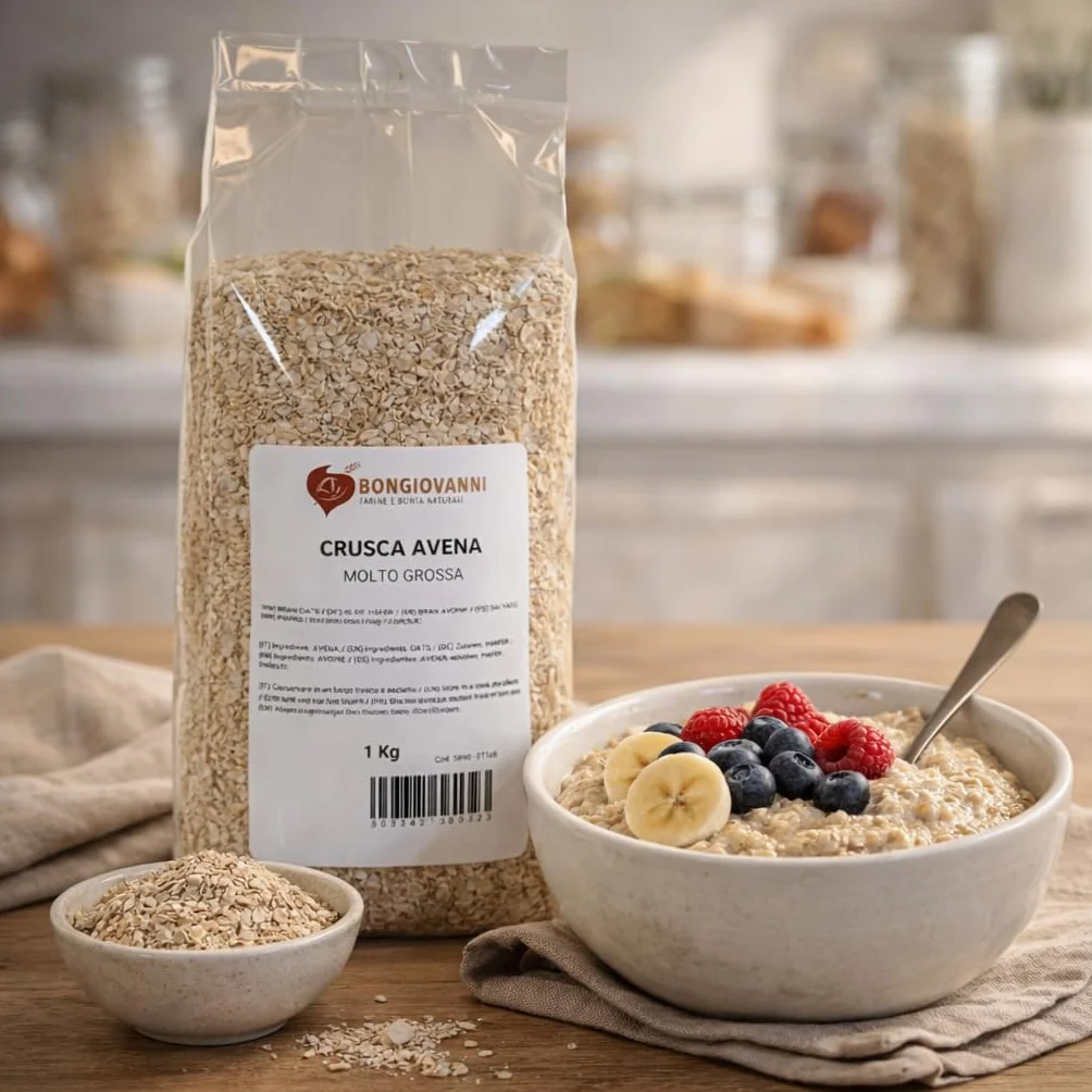 Bongiovanni Bontà Naturali Salvado De Avena Grande 1Kg