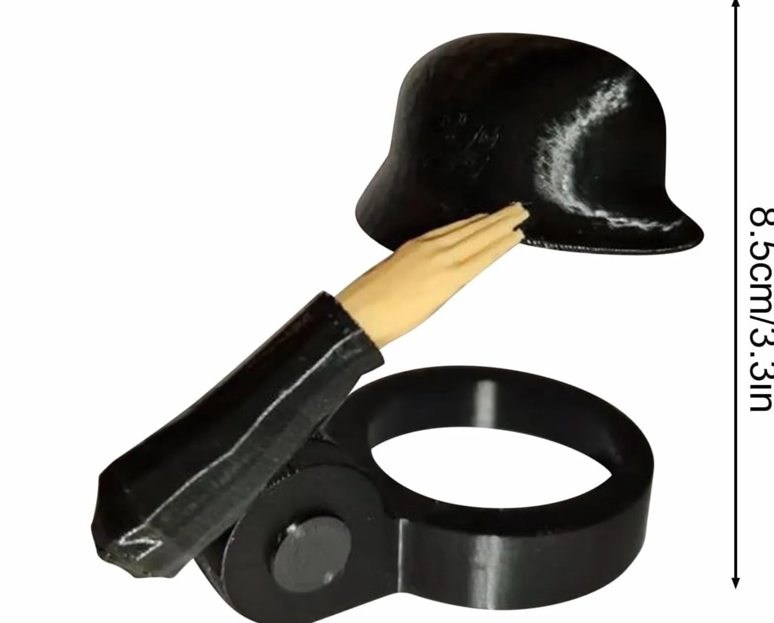 Casco de botella de cerveza Salut, casco de cerveza con saludo soldado divertido, casco de botella de cerveza con saludo de soldado, casco de soldado, reutilizable con diseño de saludo militar