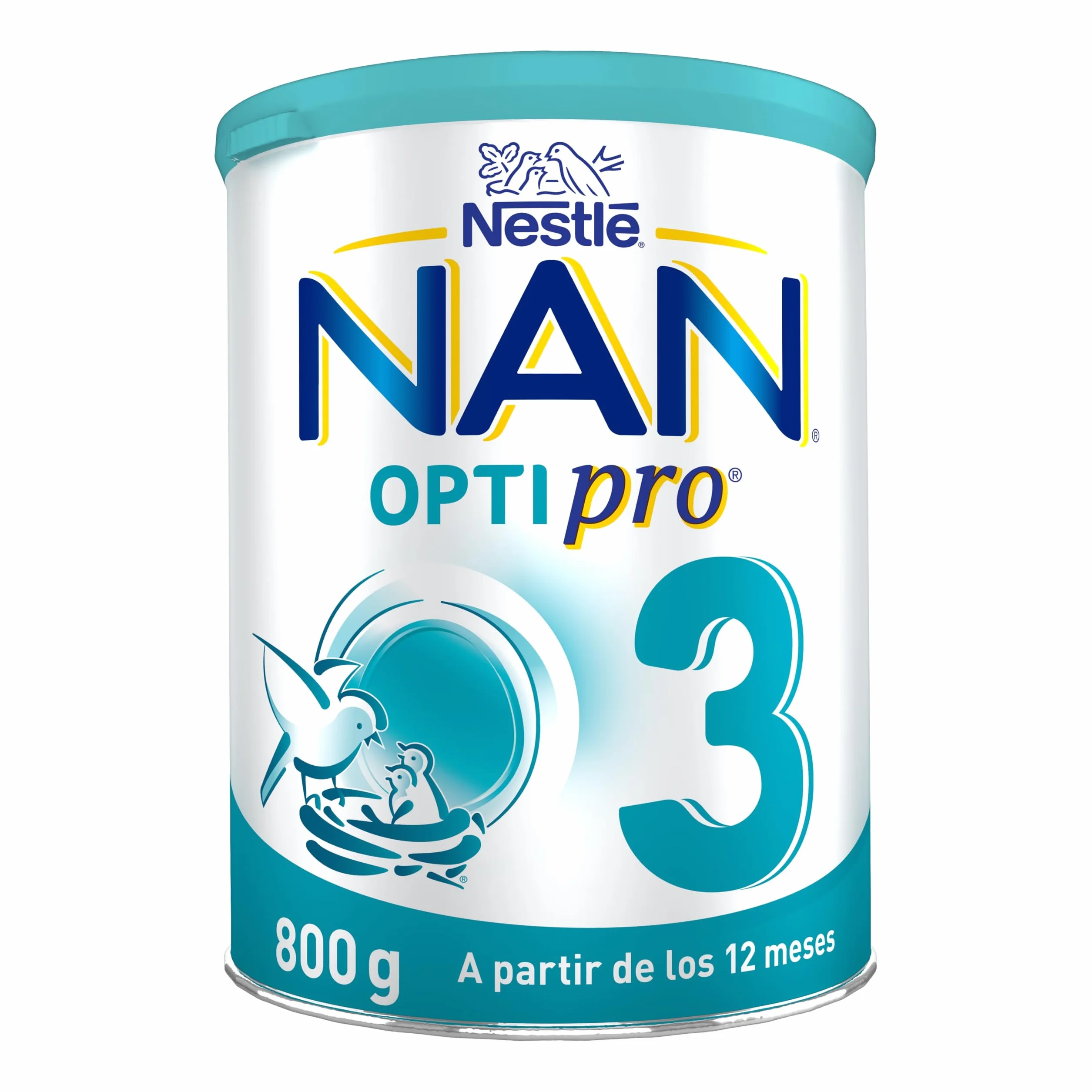 Nestlé NAN OPTIPRO 3 Leche de crecimiento en polvo 800g