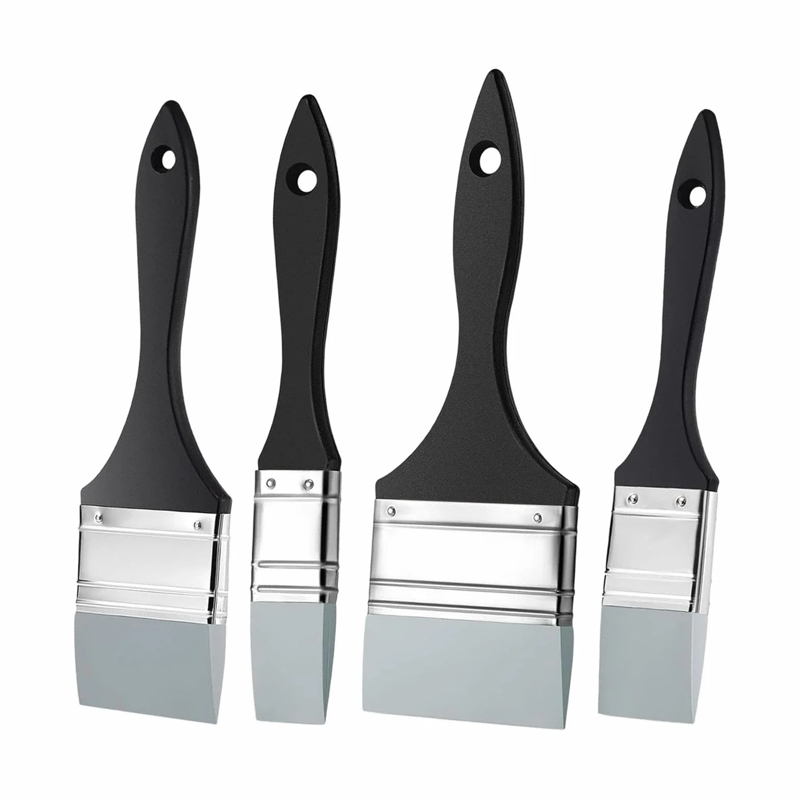 3 Piezas Pinceles para Pintura Acrílica Pincel de Silicona Herramienta de Moldeado para Pintar Reutilizable para Técnicas de Acuarela Aceite y, 1.5 Pulgadas 2 Pulgadas 2.5 Pulgadas 3 Pulgadas