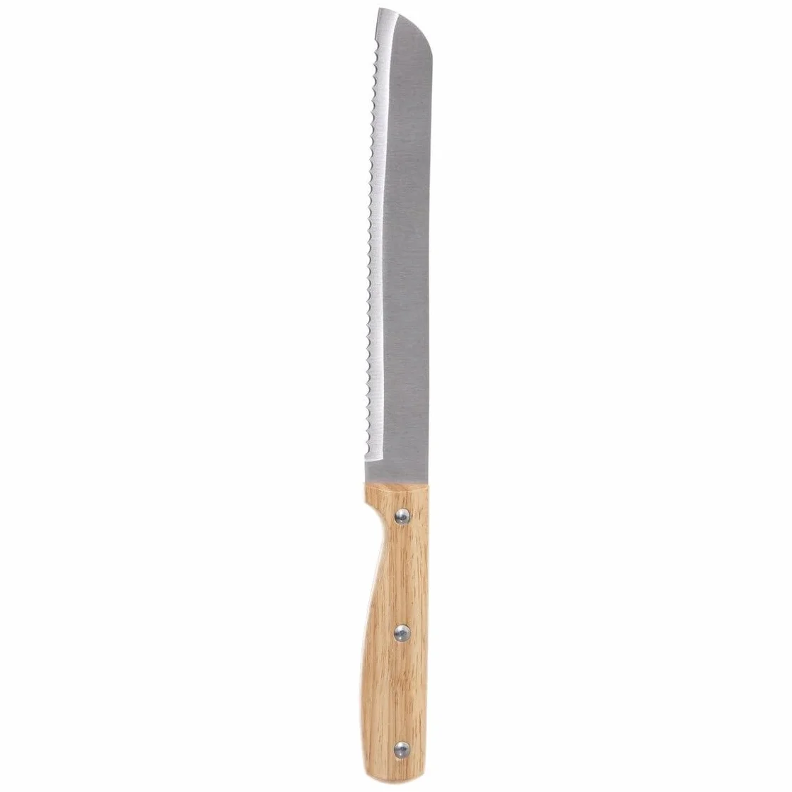 PARENCE.- Cuchillo de Pan/Cuchillo de Cocina de Acero Inoxidable con Filo Dentado y Mango Ergonómico -30cm