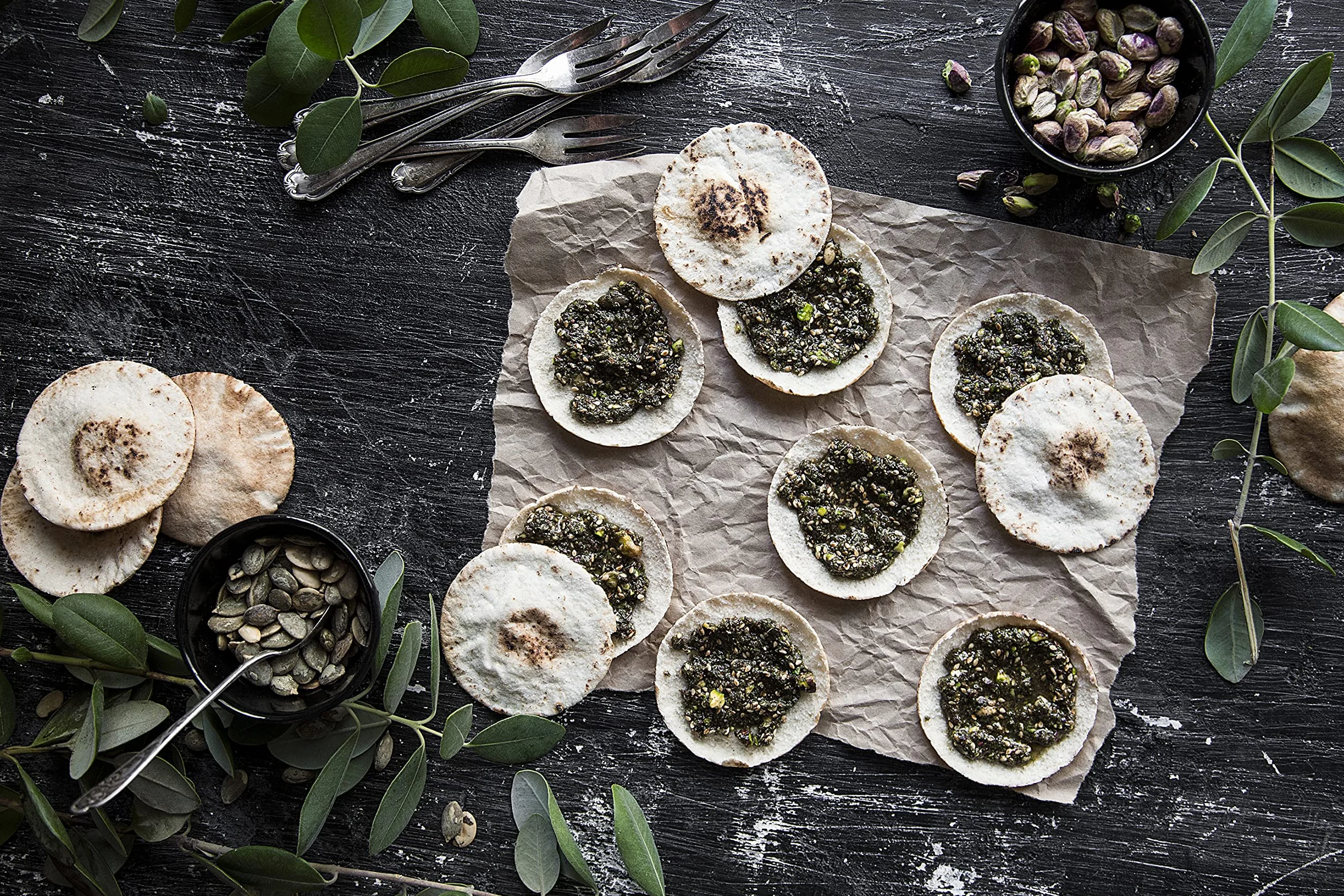 Verdadero Zaatar Premium Libanés 120g Mezcla Auténtica Superalimento Vegetal Rico en Antioxidantes