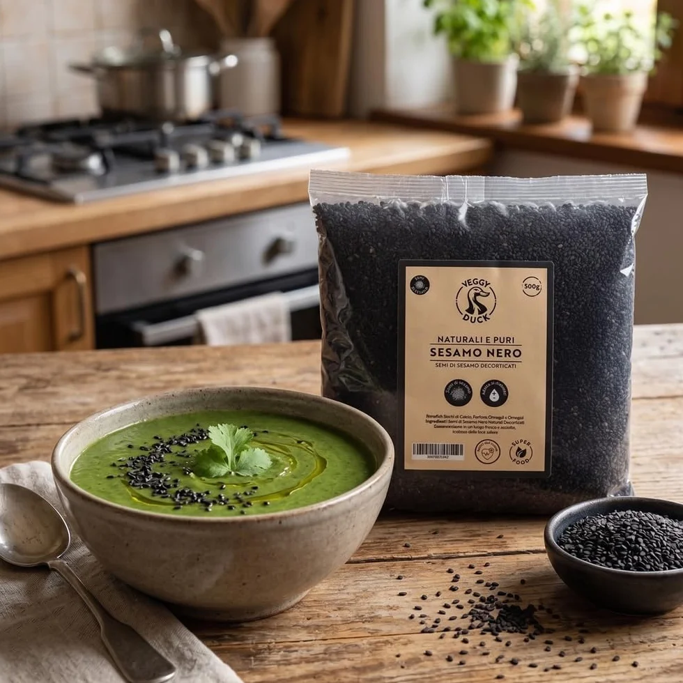 Semillas de Sésamo Negro Naturales Veggy Duck 500g