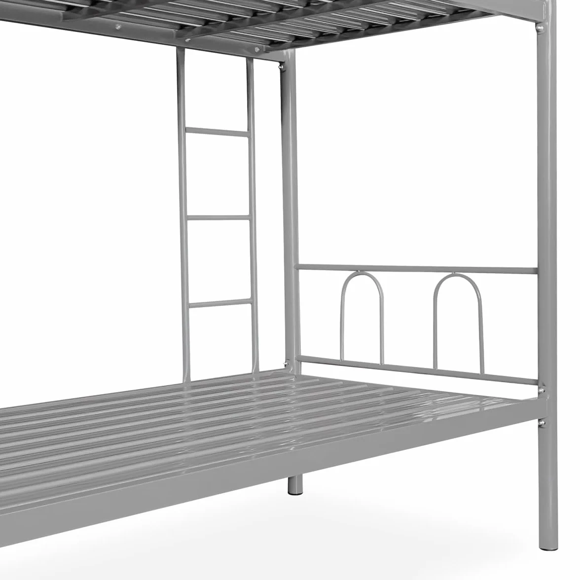 mattfy - Litera Reforzada Completa con Barandilla y Escalera Metálica, Modelo Karma, Estructura Tubular, Práctica y Funcional, 90x190